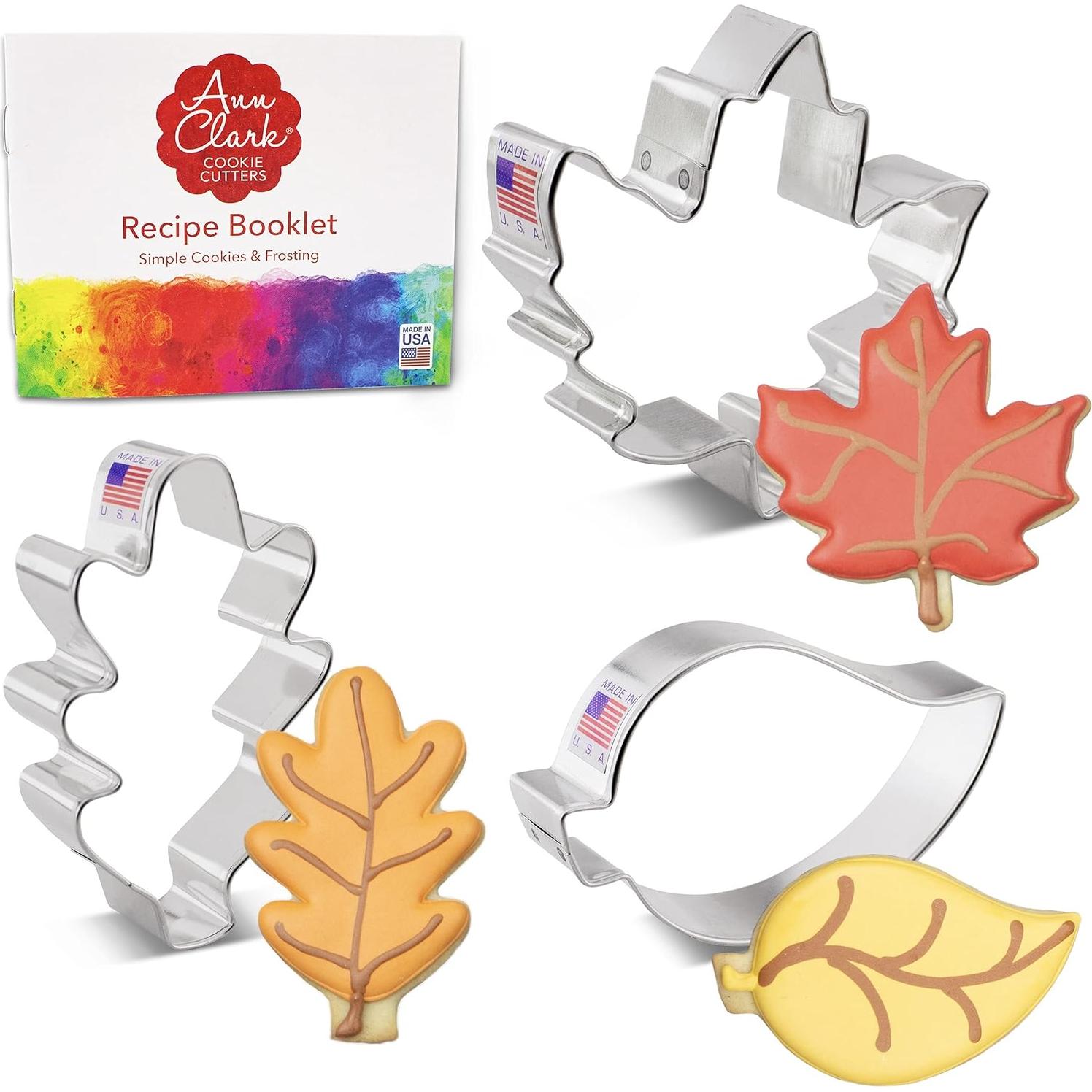 Set de Cortadores de Galletas de Hojas de Otoño Ann Clark