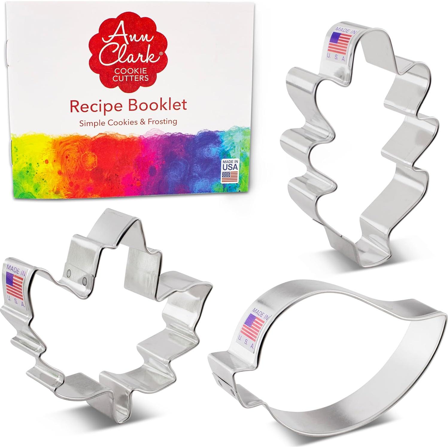 Set de Cortadores de Galletas de Hojas de Otoño Ann Clark