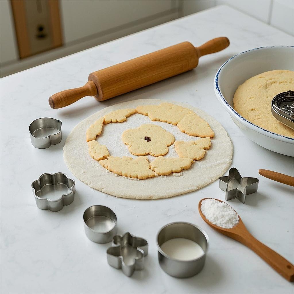 Juego de Cortadores de Galletas de Acero Inoxidable 20 Piezas