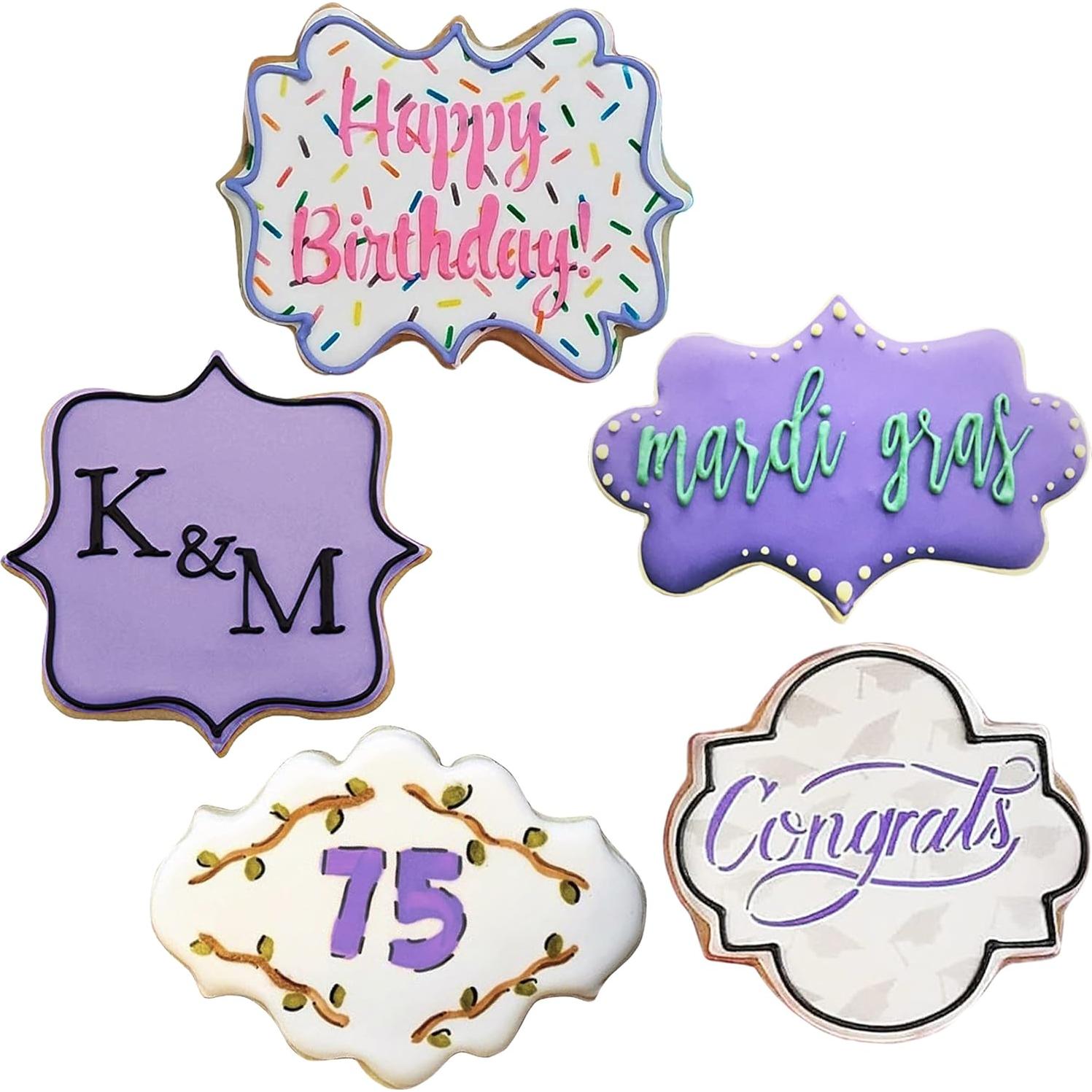 Conjunto de Cortadores de Galletas Ann Clark 5 Piezas - Acero Inoxidable