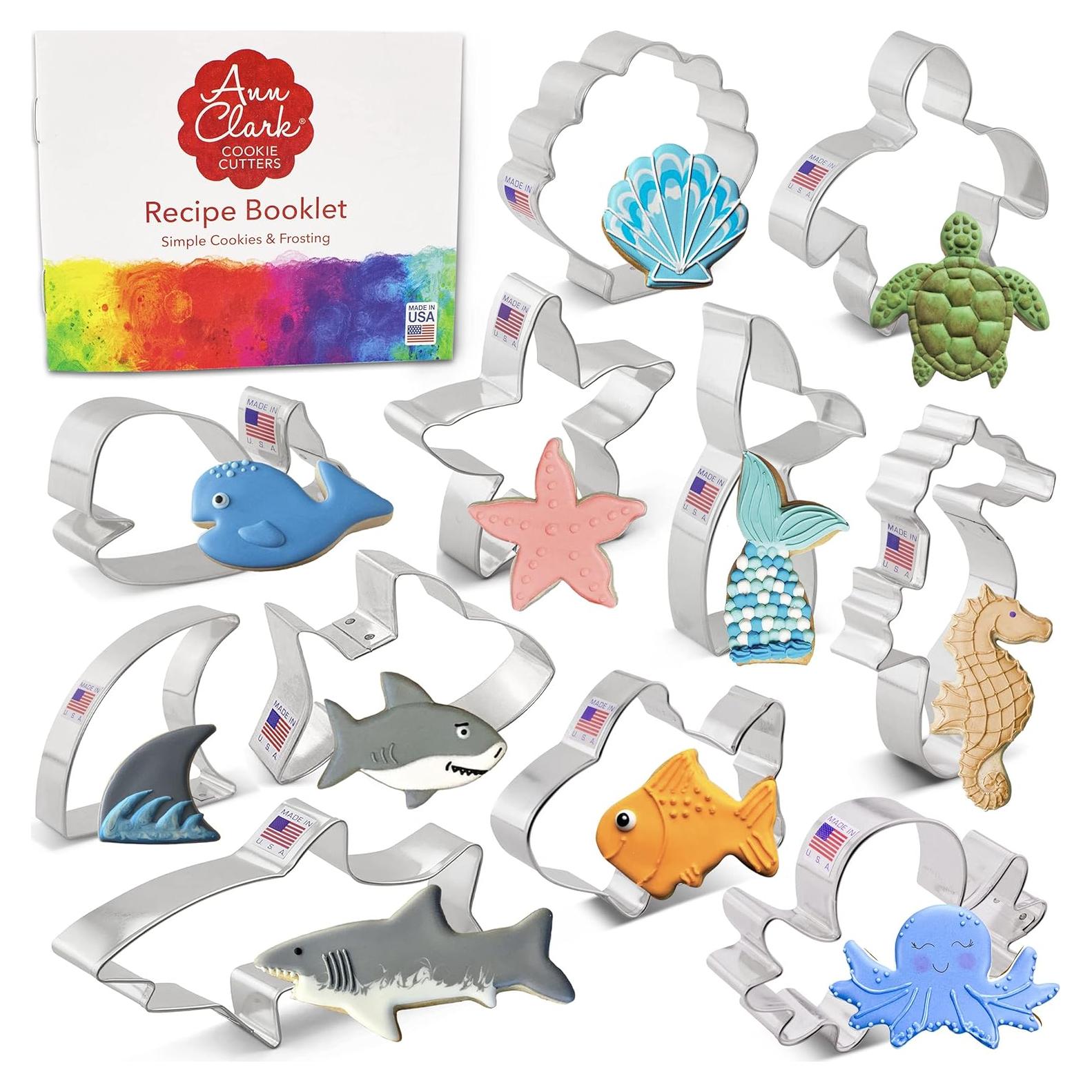 Cortadores de Galletas Bajo el Mar Ann Clark Set 11 Piezas