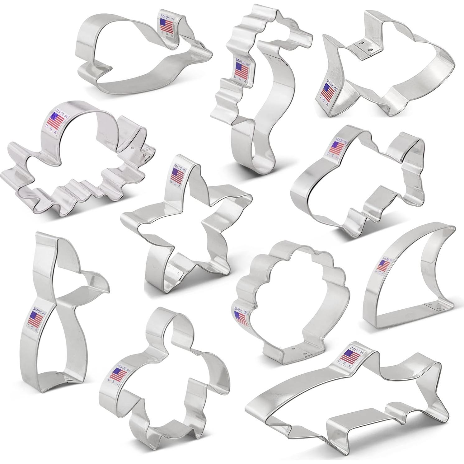 Cortadores de Galletas Bajo el Mar Ann Clark Set 11 Piezas