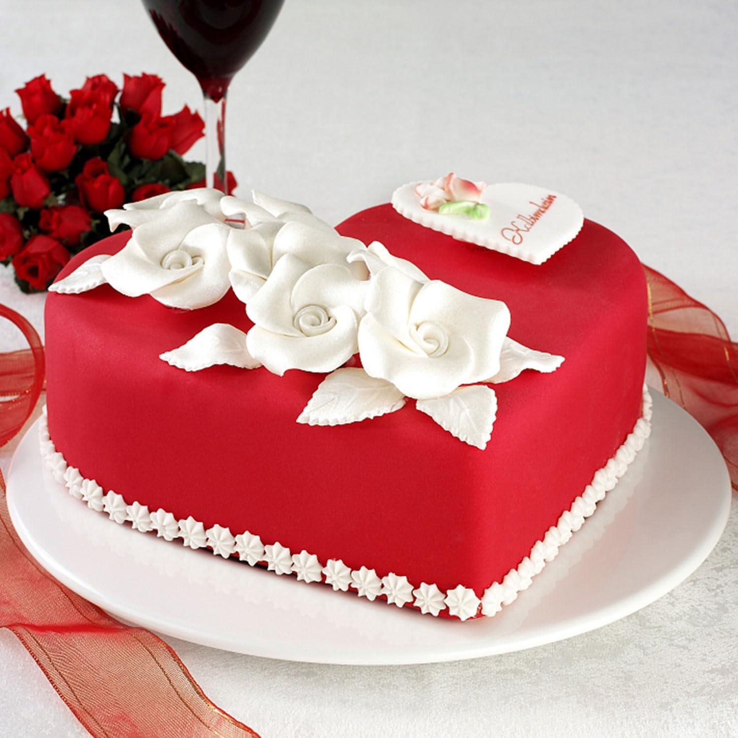 Juego de Cortadores de Galletas Corazón QEEYON 3 Piezas Acero Inoxidable