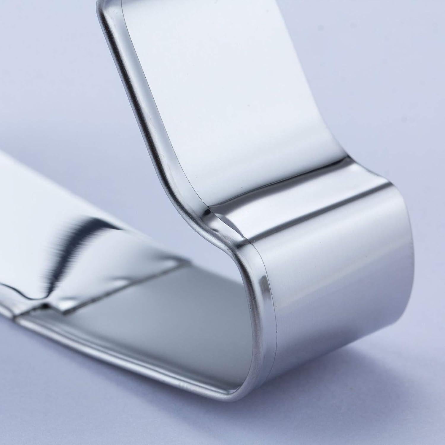 Juego de Cortadores de Galletas Estrella Azflyife - 4 Piezas Acero Inoxidable