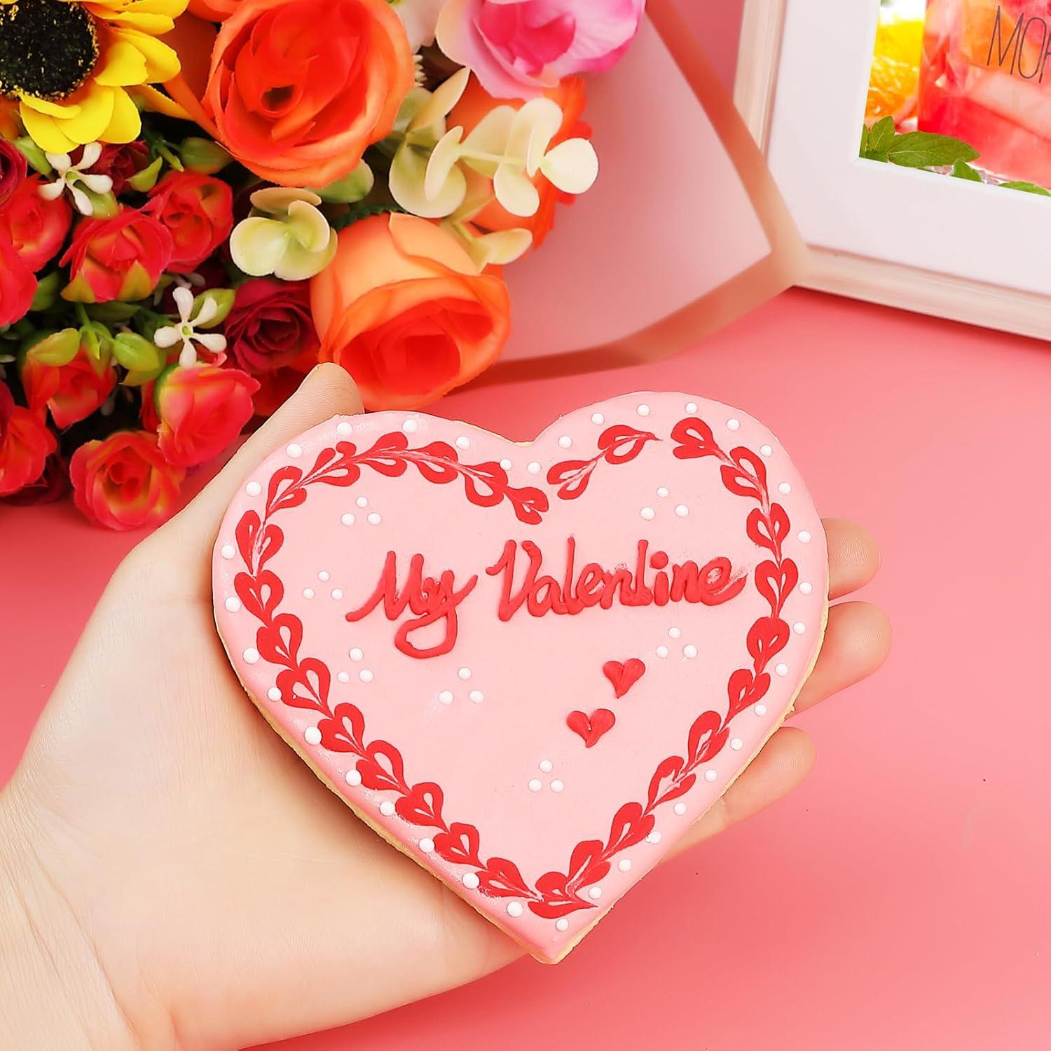 Juego de Cortadores de Galletas Corazón BakingWorld - 5 Piezas