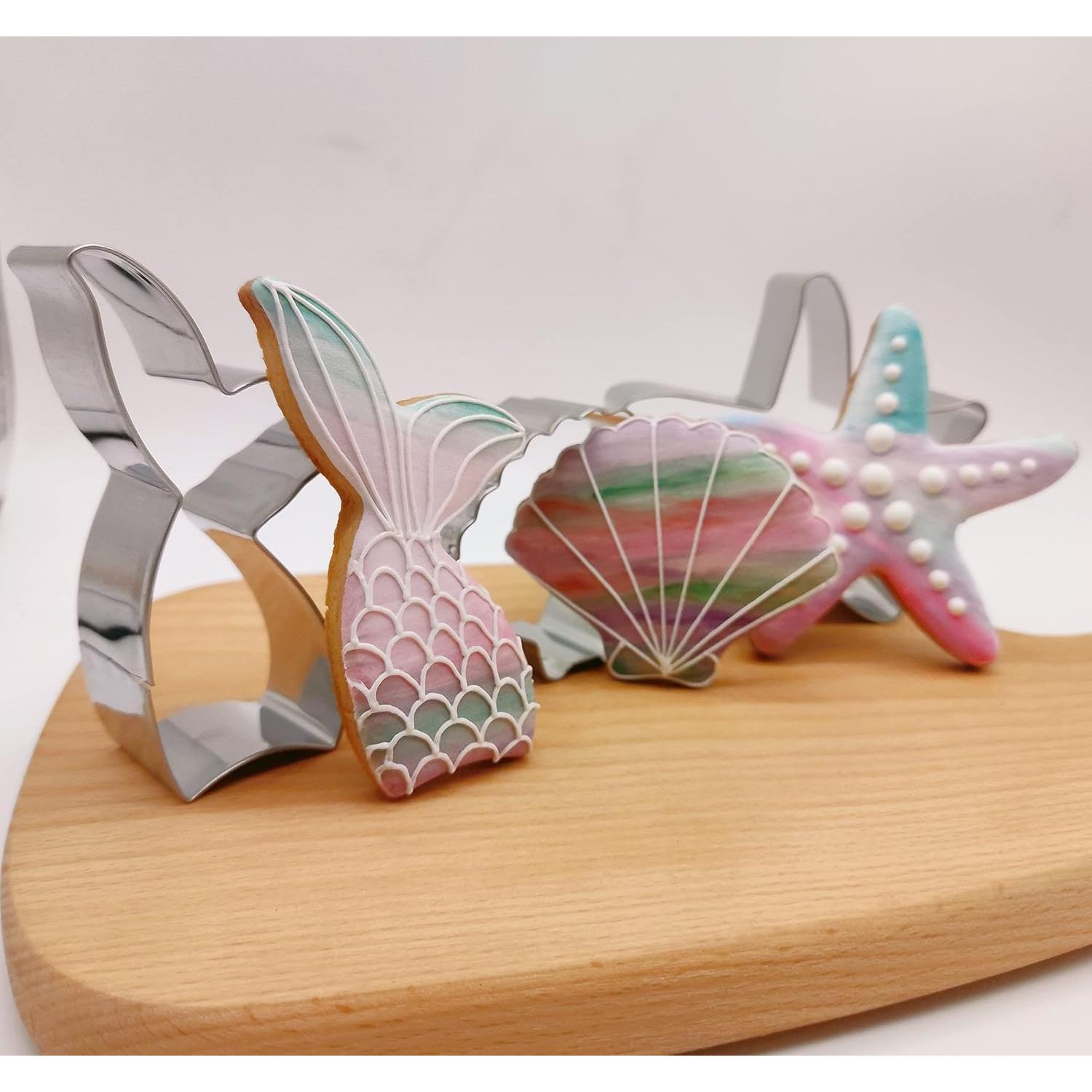 Cortadores de Galletas Temáticos 6 Piezas TUZICAKE Acero Inoxidable