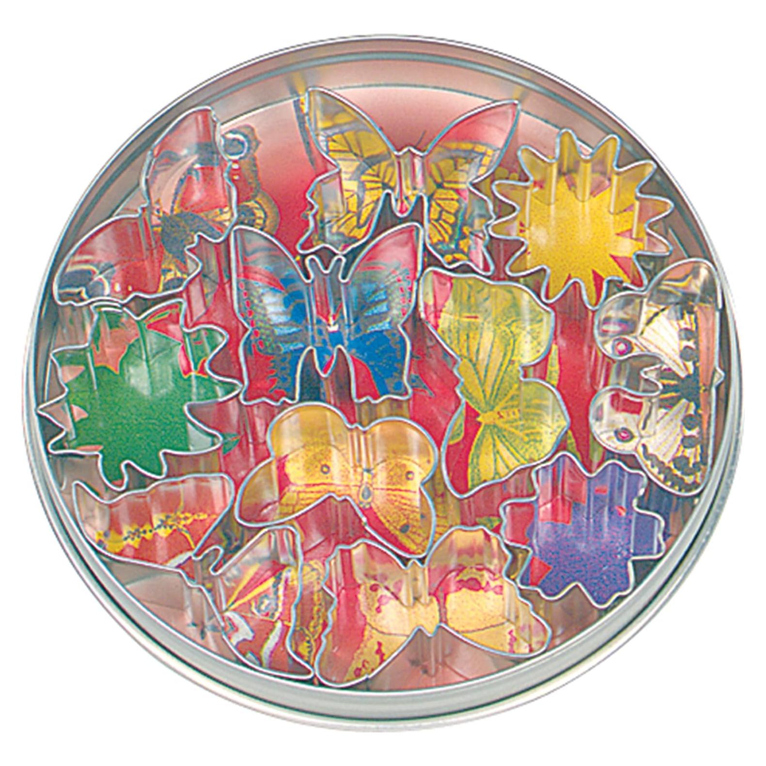 Cortadores de Galletas Fox Run 11 Piezas Flor y Mariposa