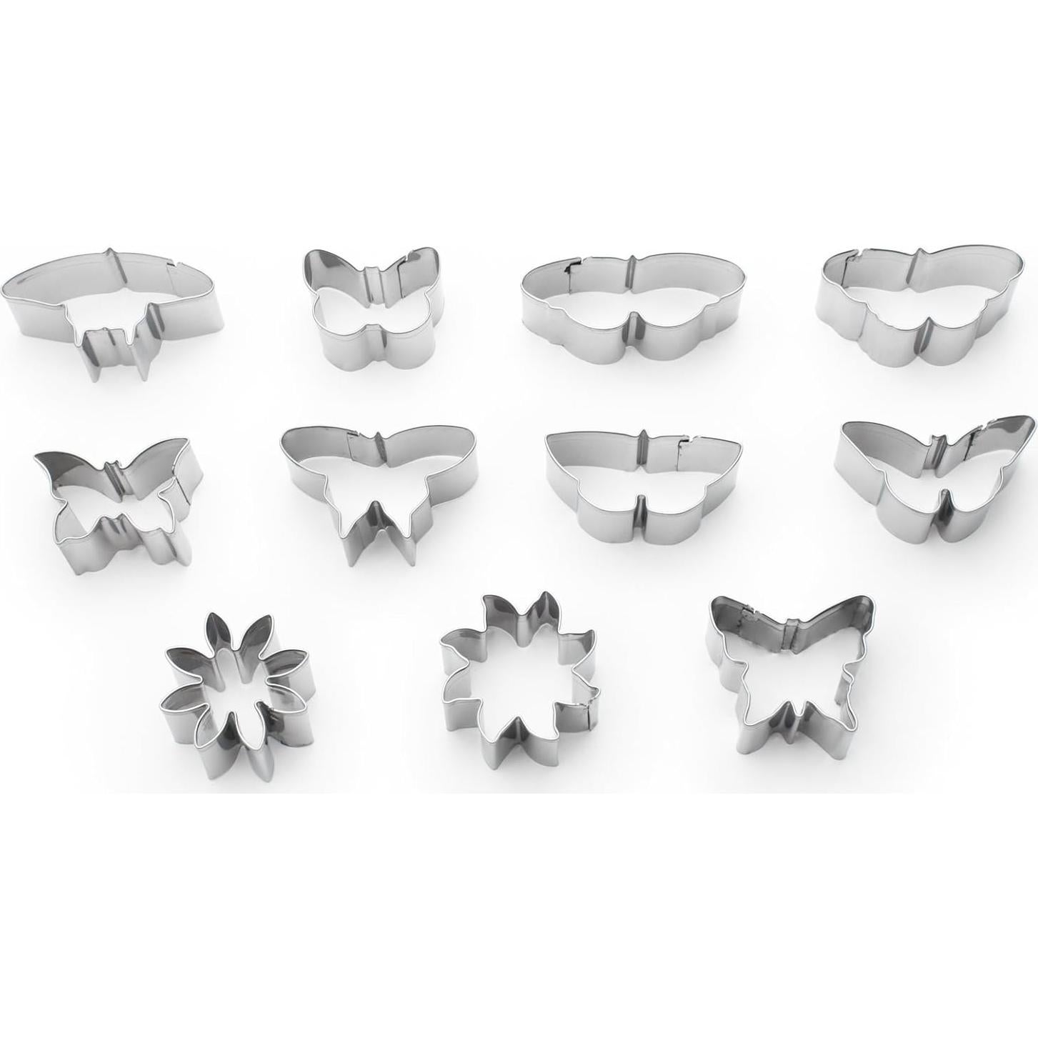 Cortadores de Galletas Fox Run 11 Piezas Flor y Mariposa