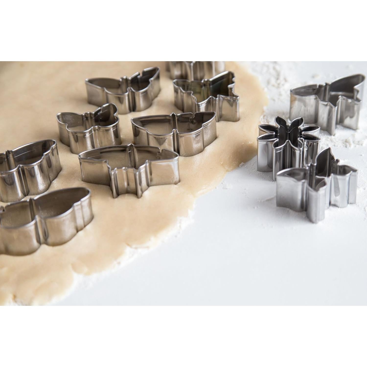 Cortadores de Galletas Fox Run 11 Piezas Flor y Mariposa