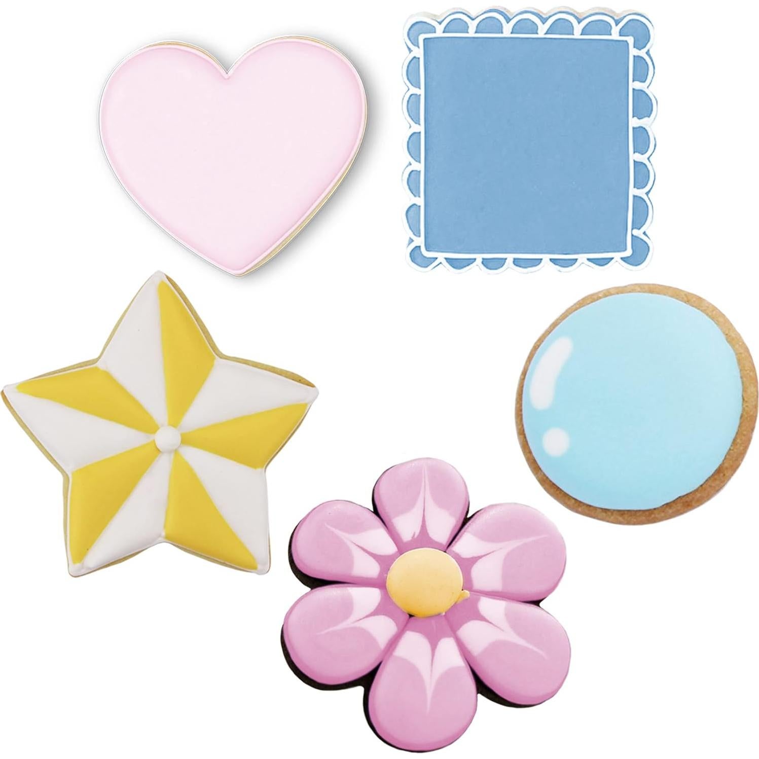 Juego de Cortadores de Galletas Ann Clark 5 Piezas Acero Inoxidable