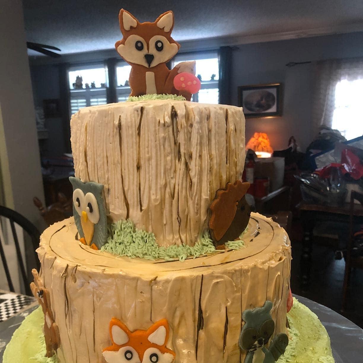 Juego de Cortadores de Galletas LUBTOSMN - 7 Piezas Animales del Bosque