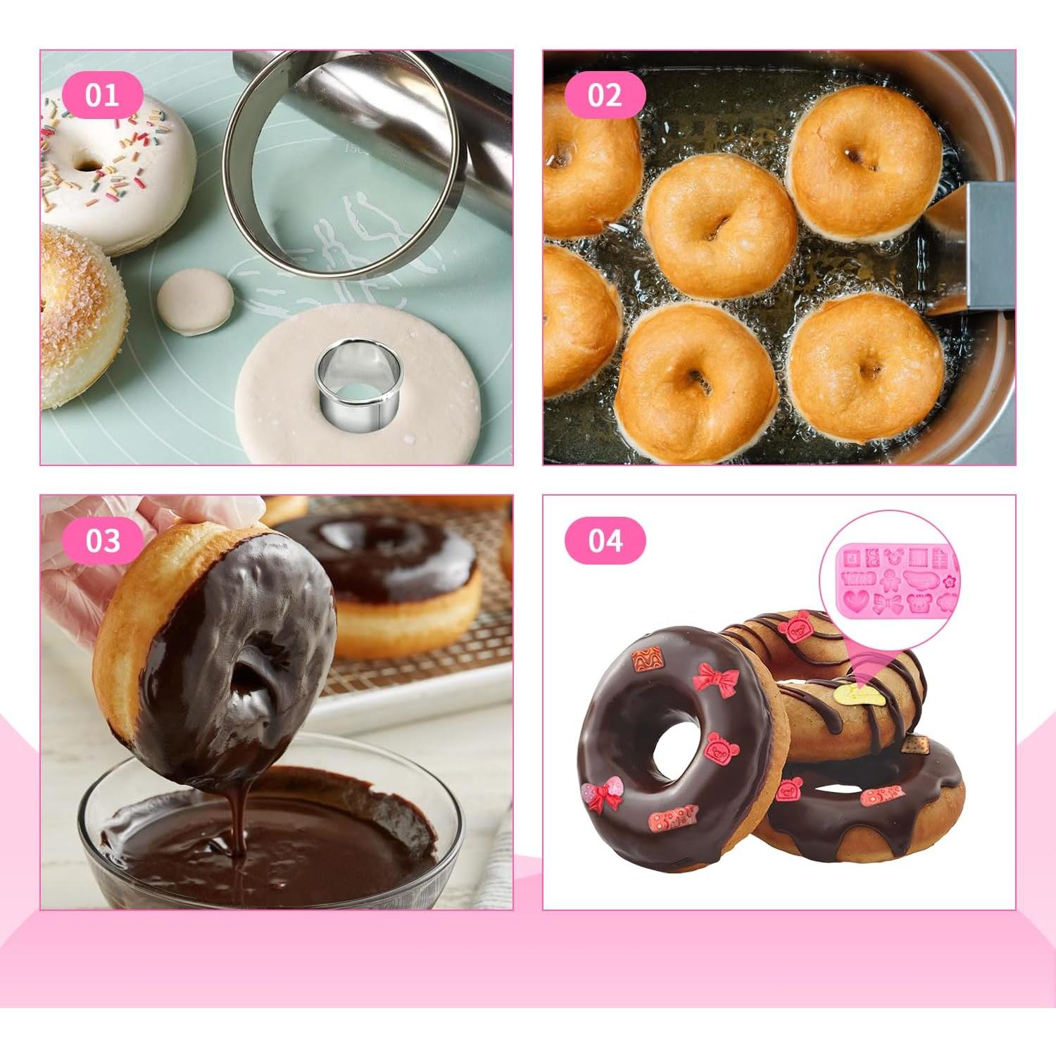 Juego de 6 Cortadores de Galletas EQUNROY Acero Inoxidable 5-15 cm