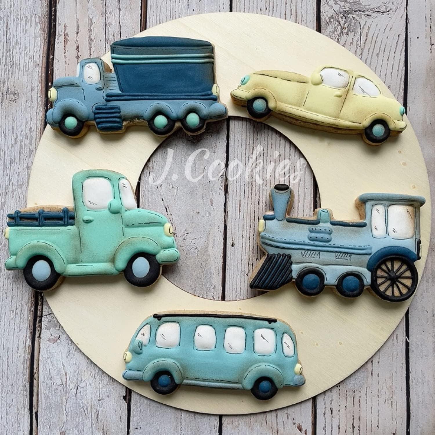 Juego de Cortadores de Galletas LILIAO - 5 Piezas Vehículos