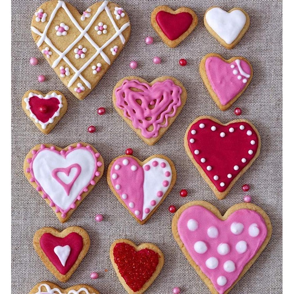 Juego de Cortadores de Galletas Corazón SOSOHOME - 6 Piezas