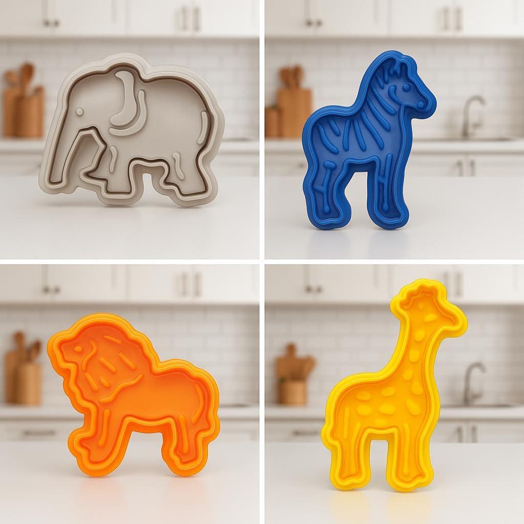 Cortadores de Galletas de Animales Mrs. Anderson Set de 4