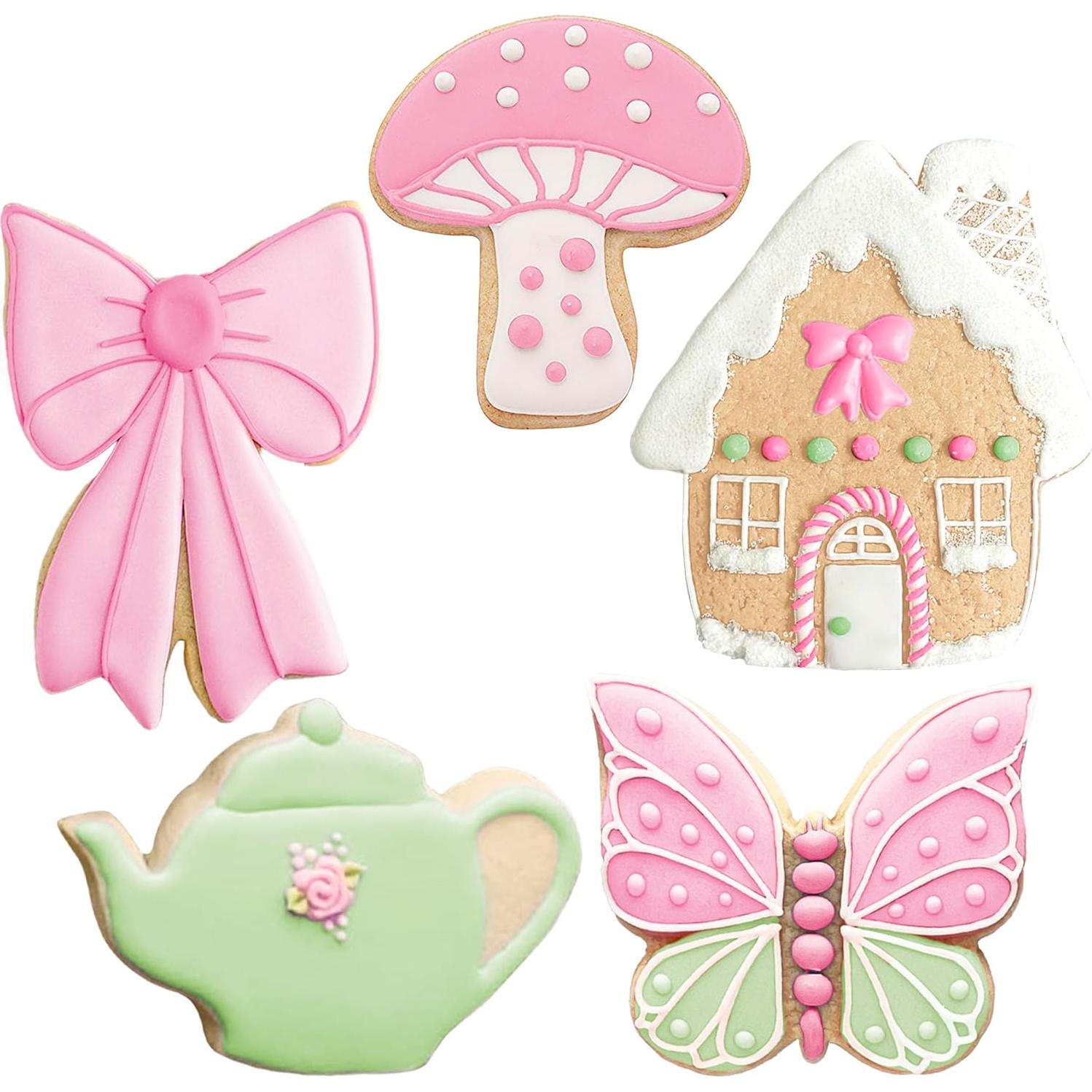 Cortadores de Galletas Ann Clark Set 5 Piezas Acero Galvanizado