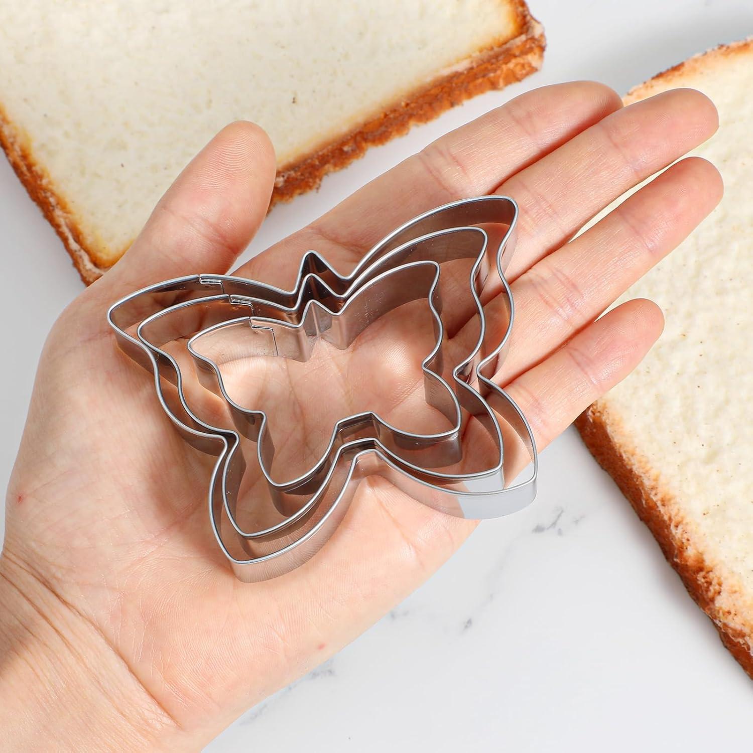 Juego de Cortadores de Galletas Mariposa Quilax 3 Piezas