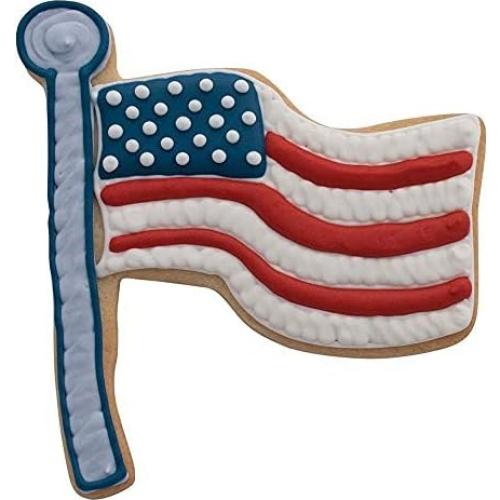 Set de Cortadores de Galletas Ann Clark - Mapa y Bandera EE. UU.