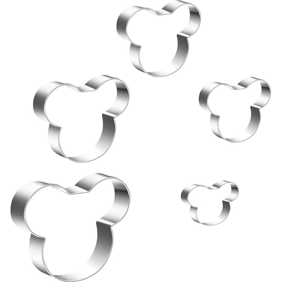 Cortadores de Galletas Ratón MrCookie Acero Inoxidable 5 Piezas