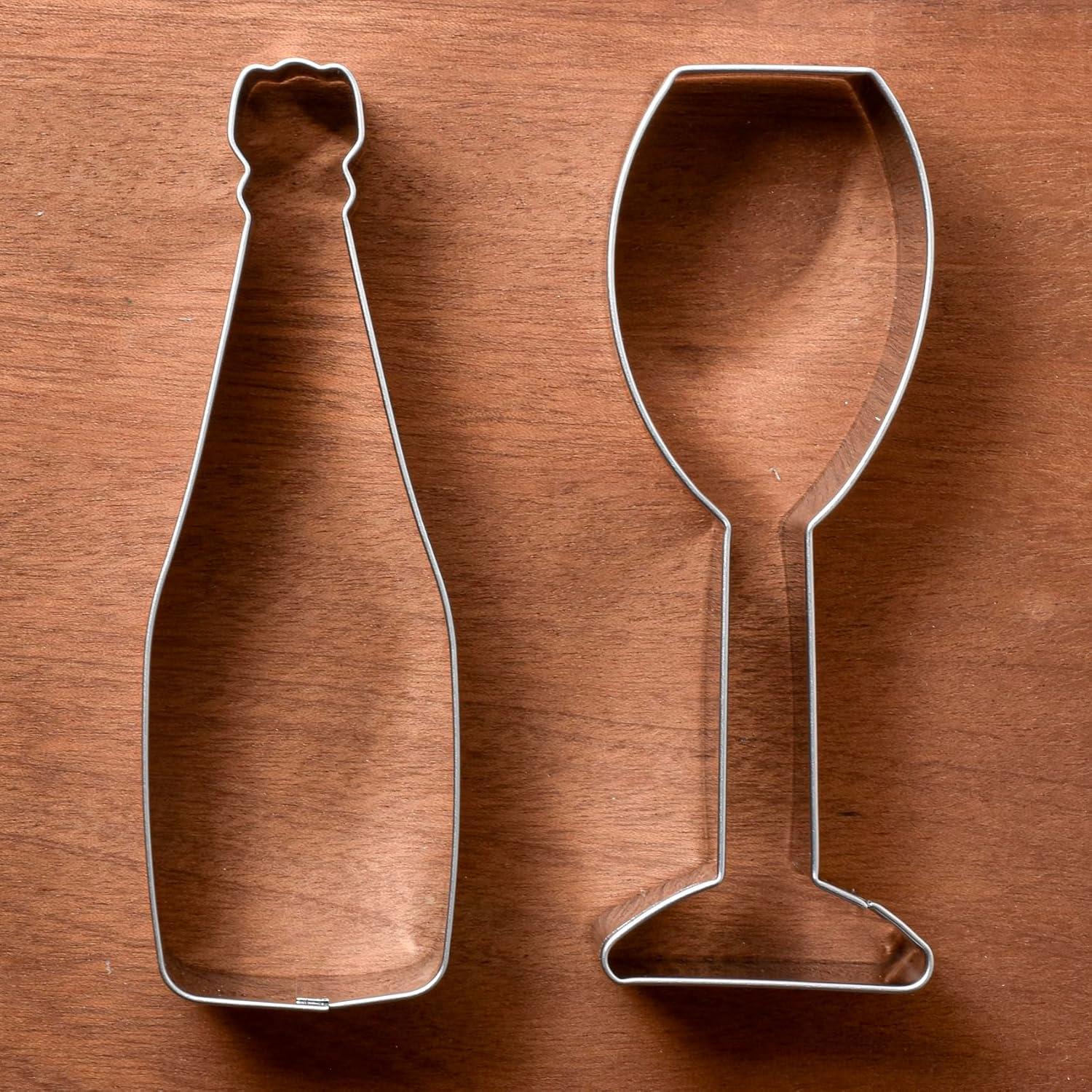 Juego de Cortadores de Galletas LILIAO Acero Inoxidable 2 Piezas