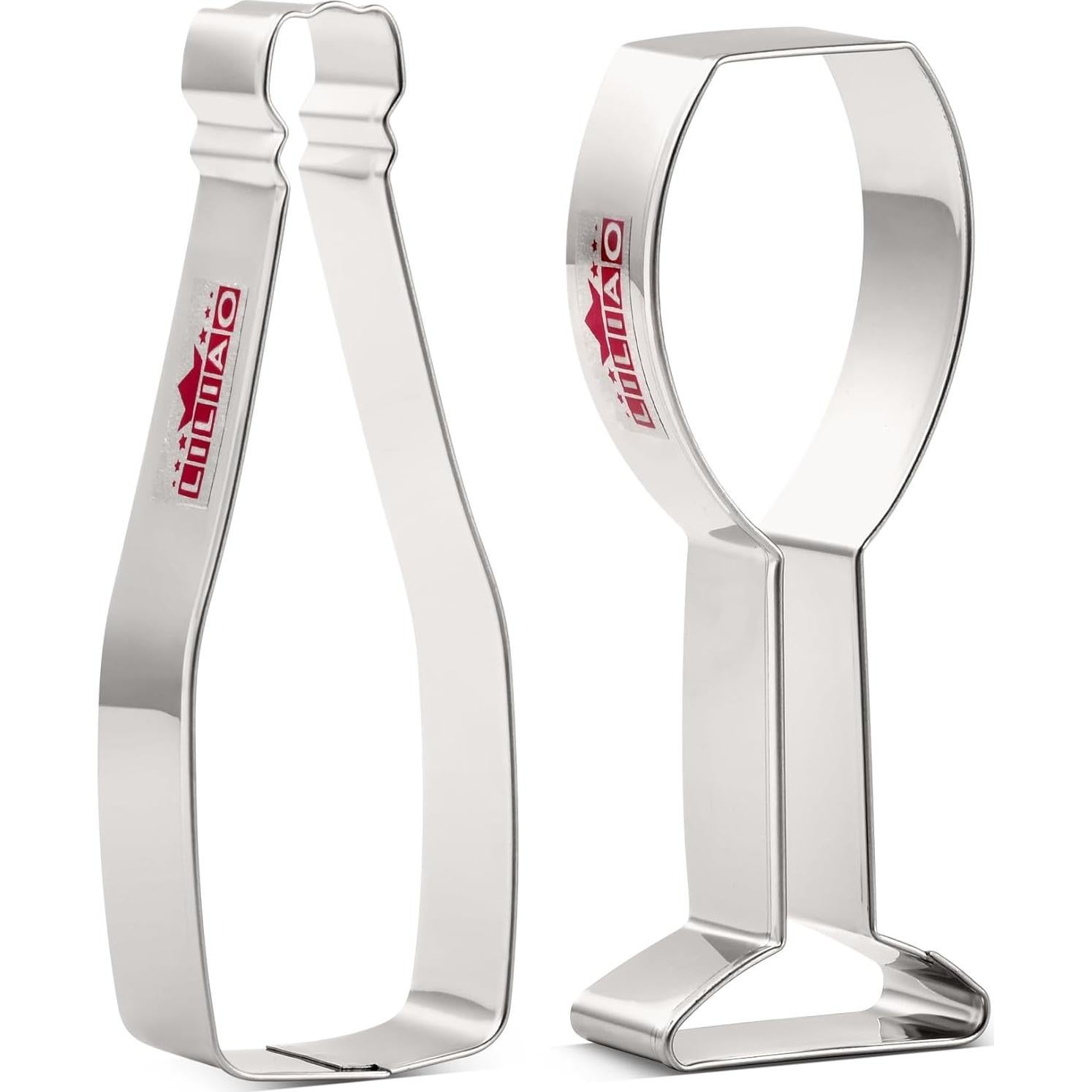 Juego de Cortadores de Galletas LILIAO Acero Inoxidable 2 Piezas