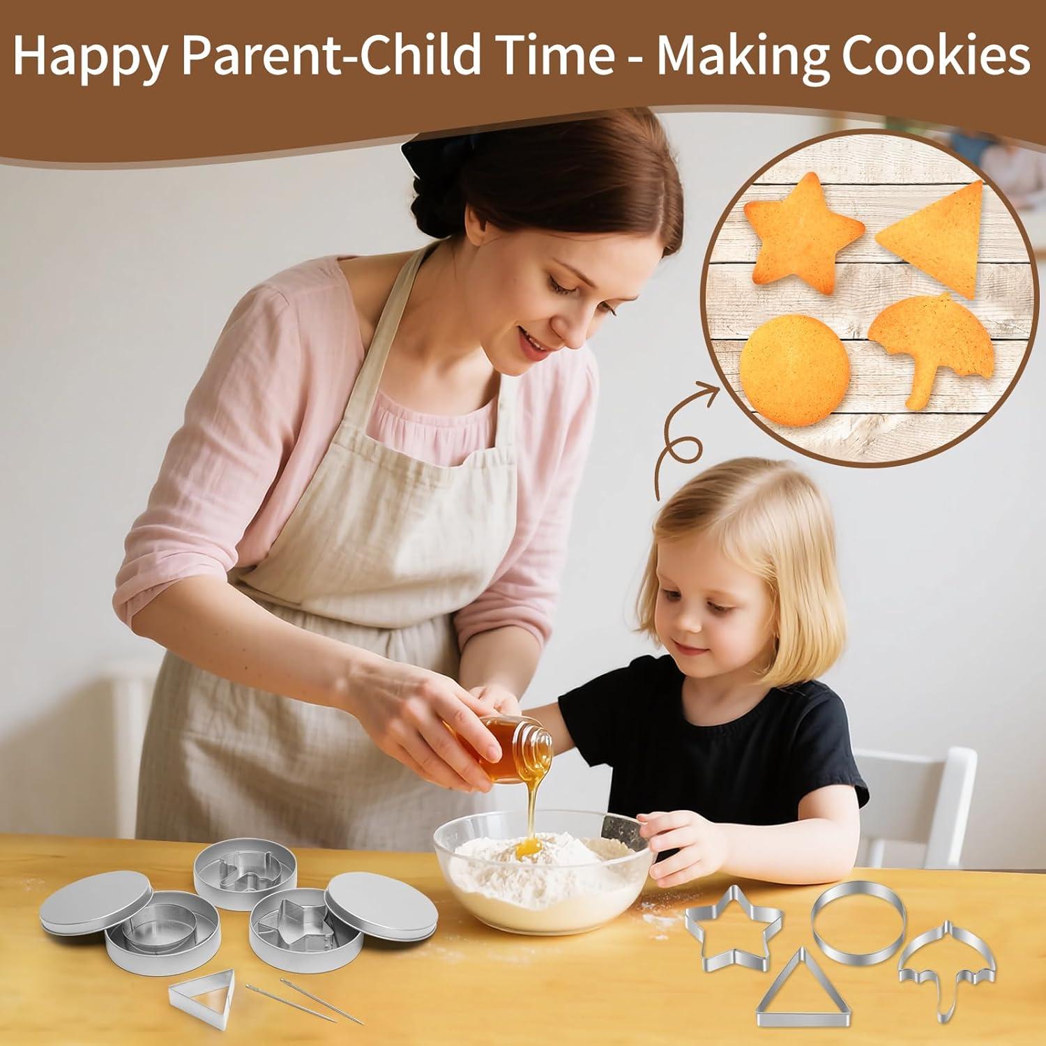 Kit de Galletas Dalgona Woosuke 12 Piezas Acero Inoxidable