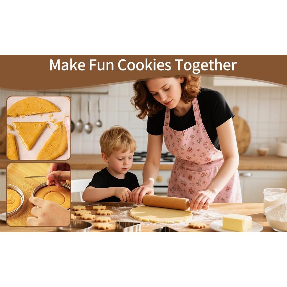 Kit de Galletas Dalgona Woosuke 12 Piezas Acero Inoxidable