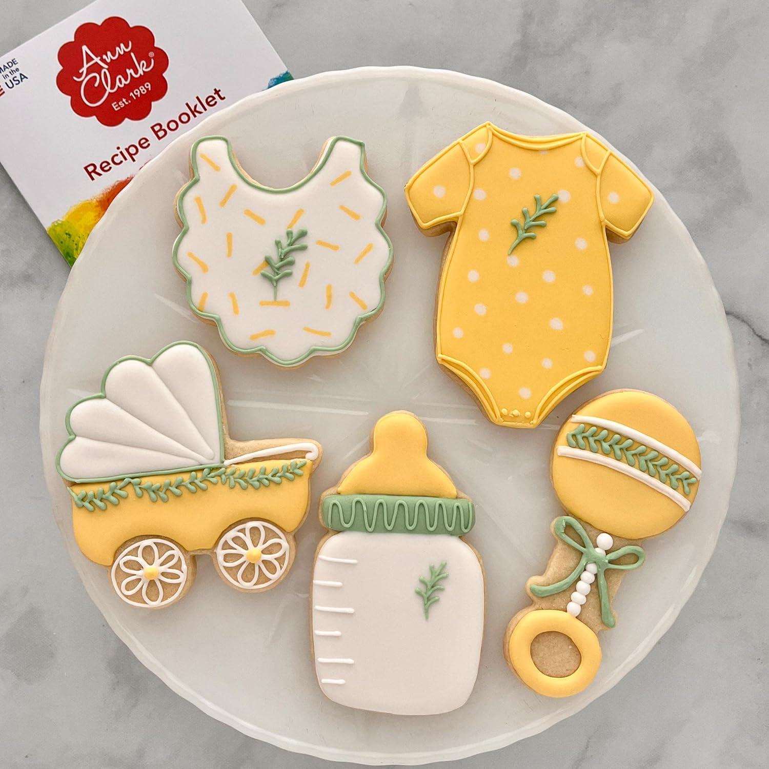 Juego de Cortadores de Galletas Ann Clark 5 Piezas Baby Shower