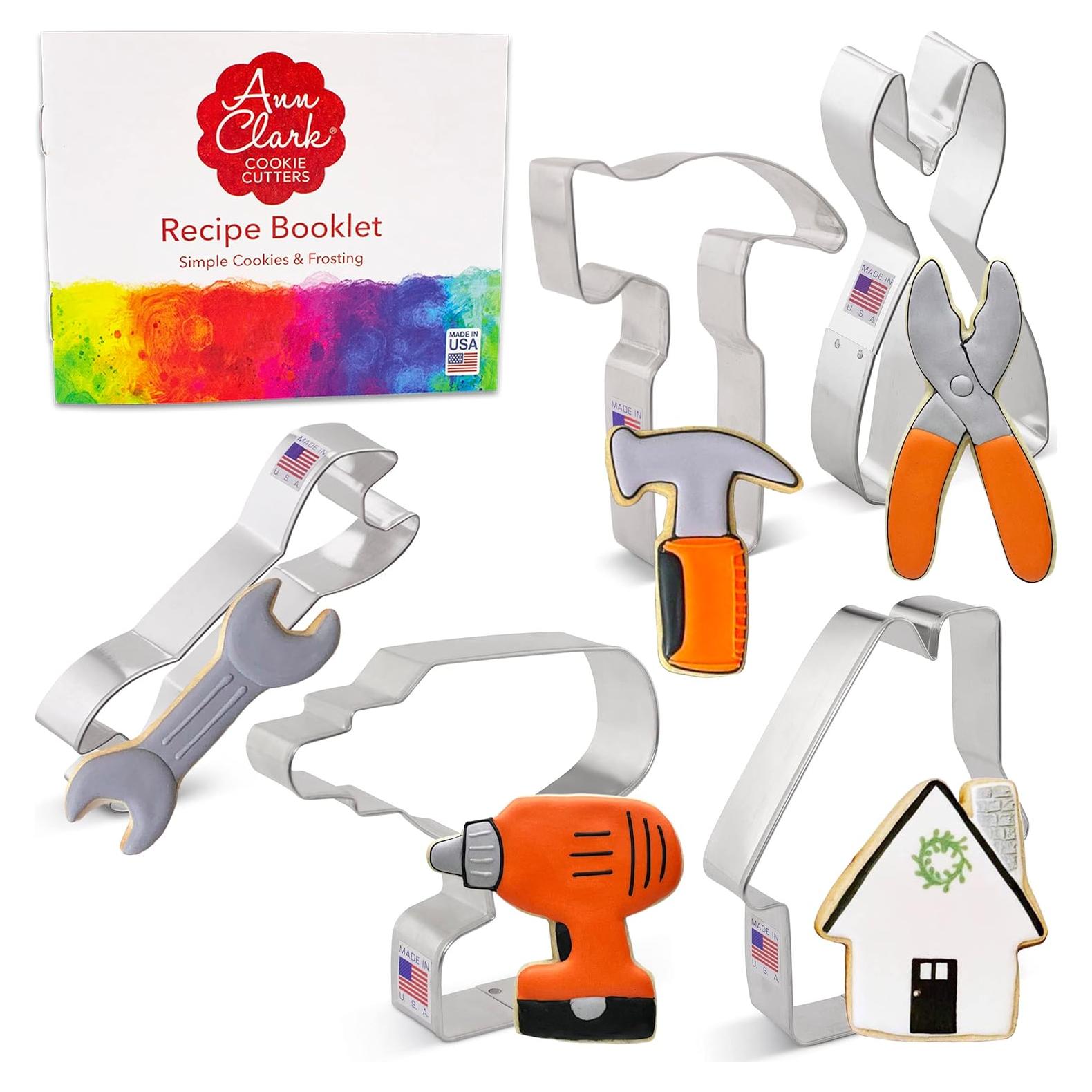 Set de Cortadores de Galletas Ann Clark - Construcción 5 Piezas