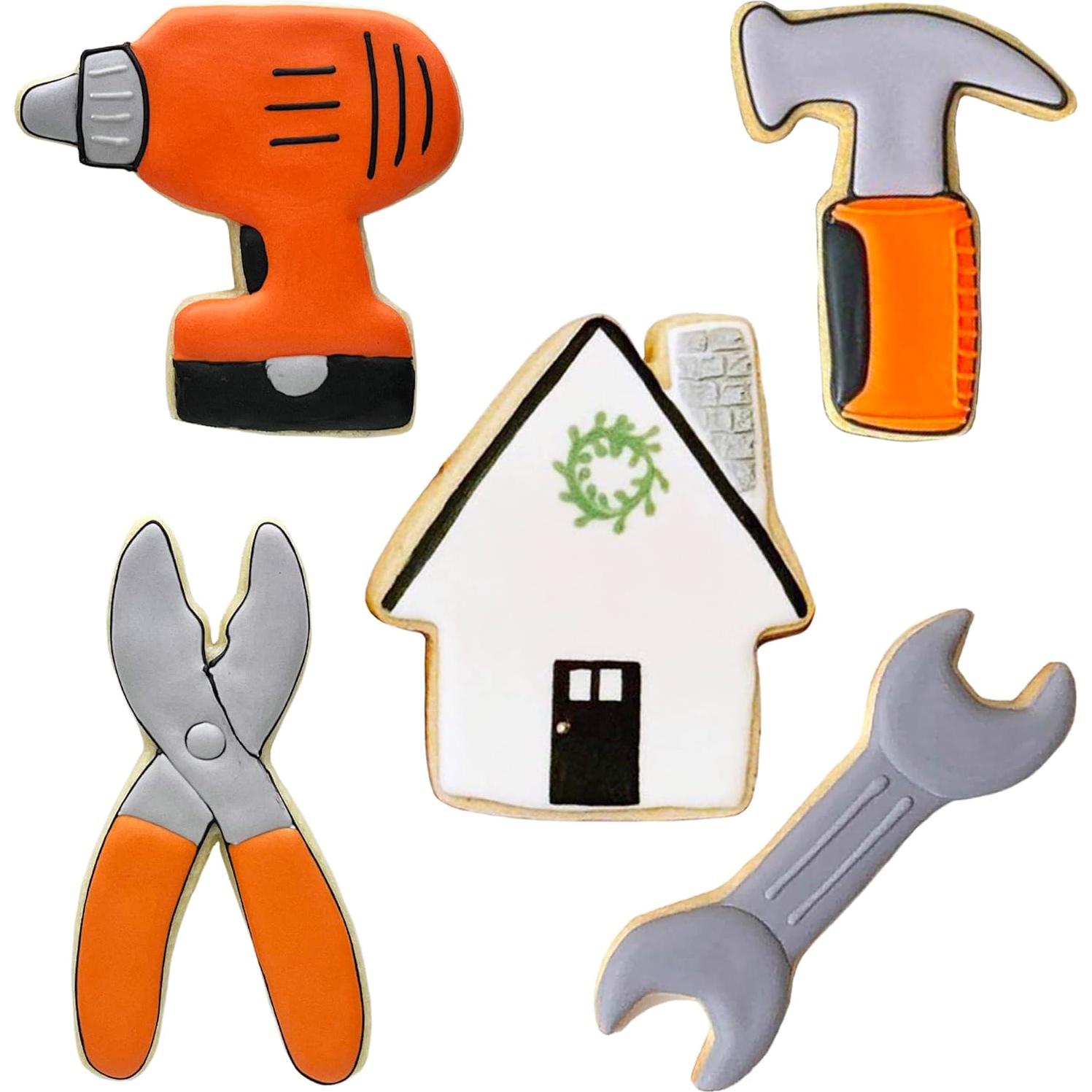 Set de Cortadores de Galletas Ann Clark - Construcción 5 Piezas