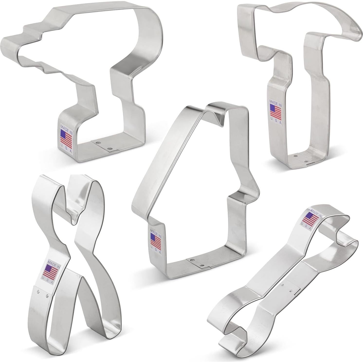 Set de Cortadores de Galletas Ann Clark - Construcción 5 Piezas