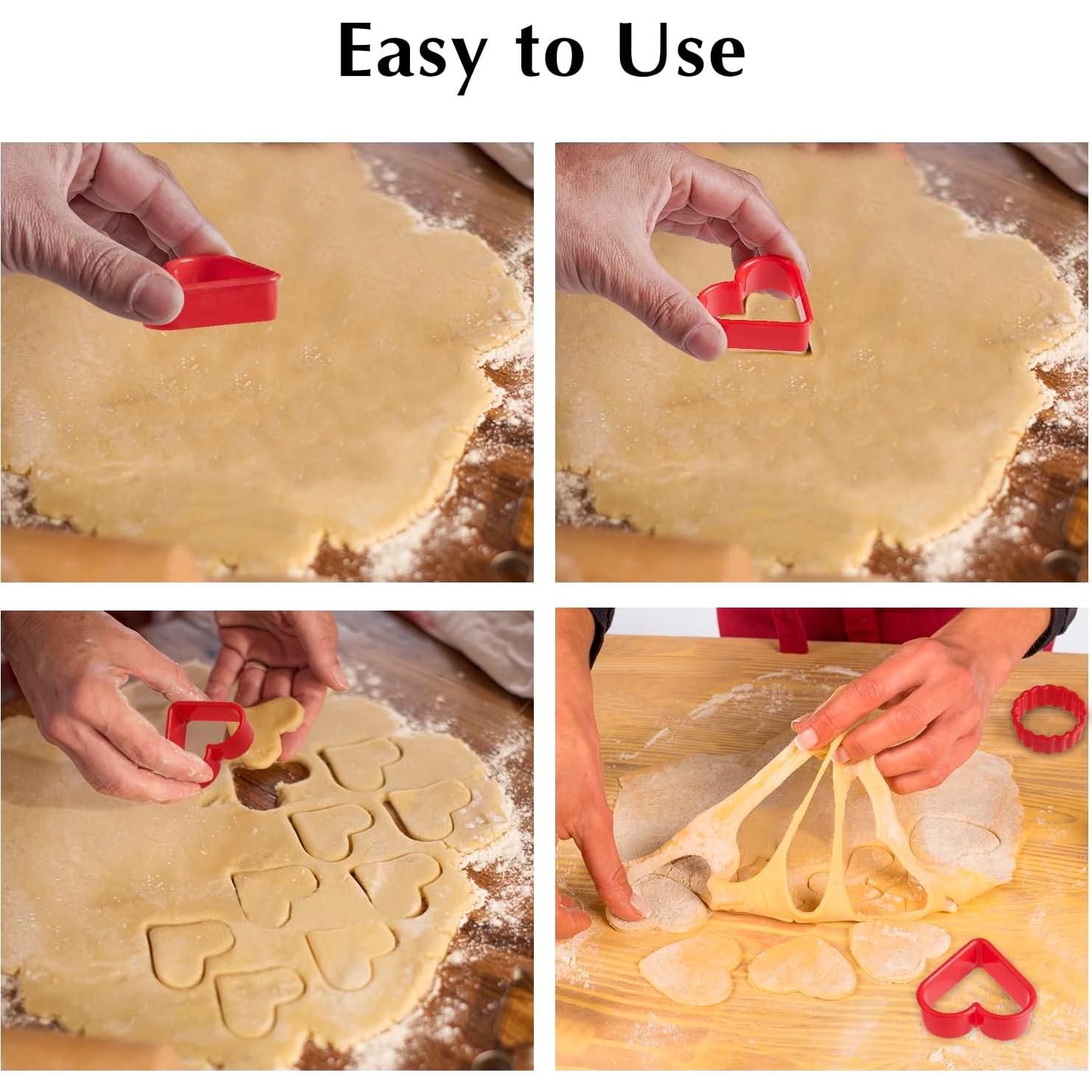 Juego de Cortadores de Galletas 24 PCS HiempTru - Formas Variadas