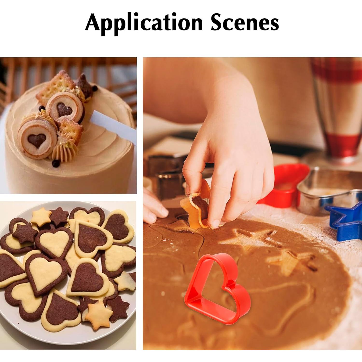 Juego de Cortadores de Galletas 24 PCS HiempTru - Formas Variadas