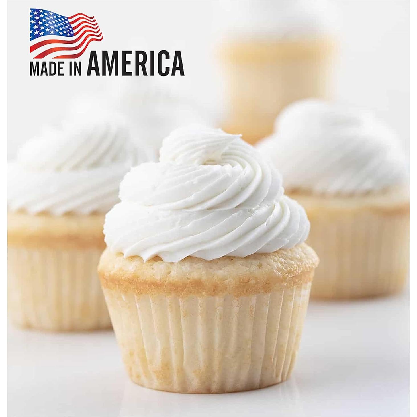 Tazas para Hornear Estándar Mr Miracle - 500 Piezas Blancas