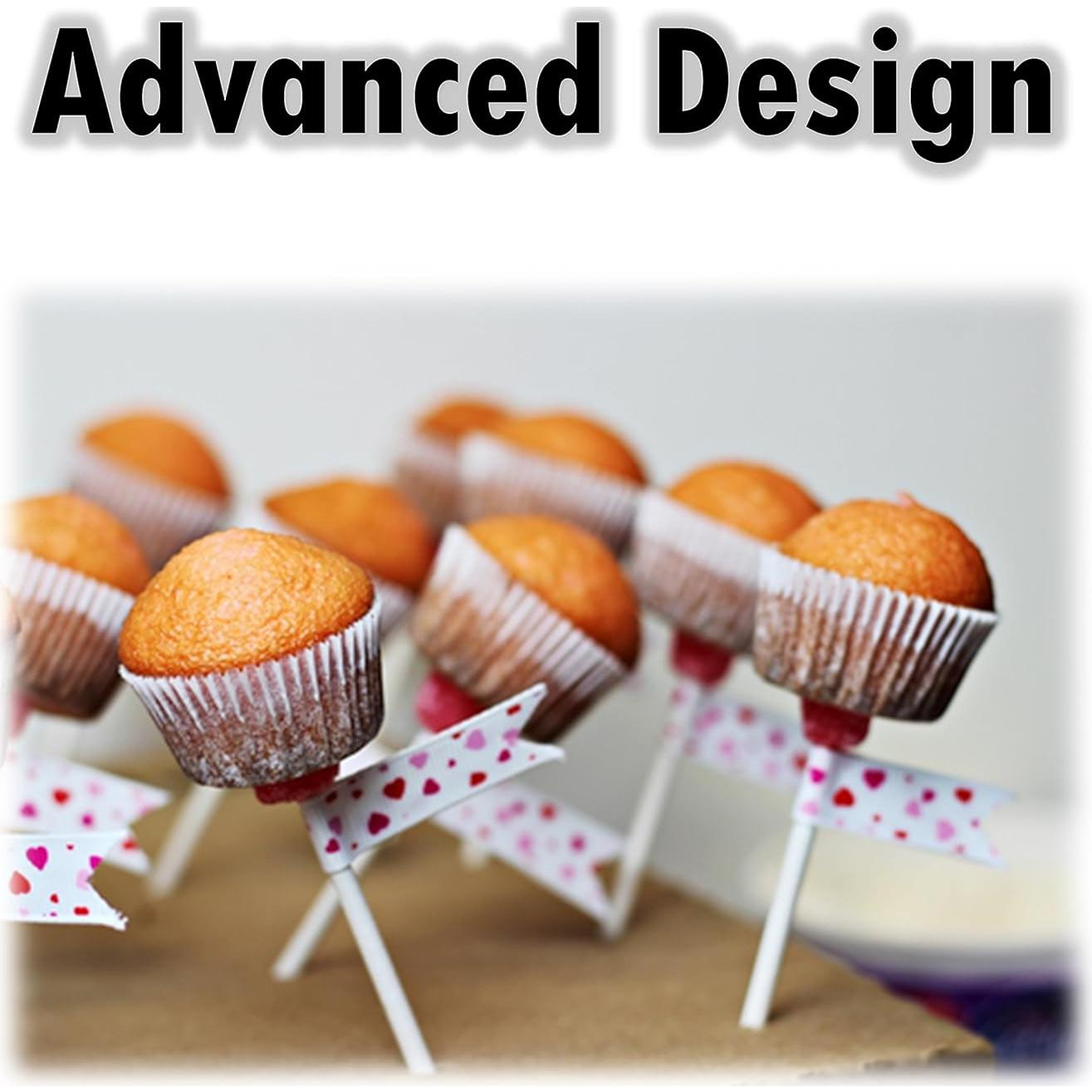 Tazas para Hornear Estándar Mr Miracle - 500 Piezas Blancas