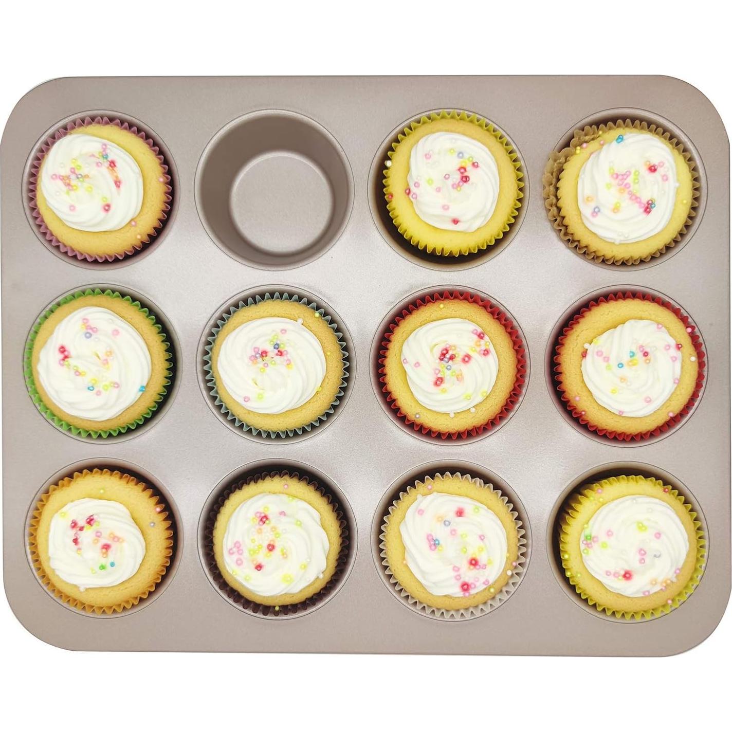 Forros para Cupcakes Mombake Rojos 100 Unidades a Prueba de Grasa