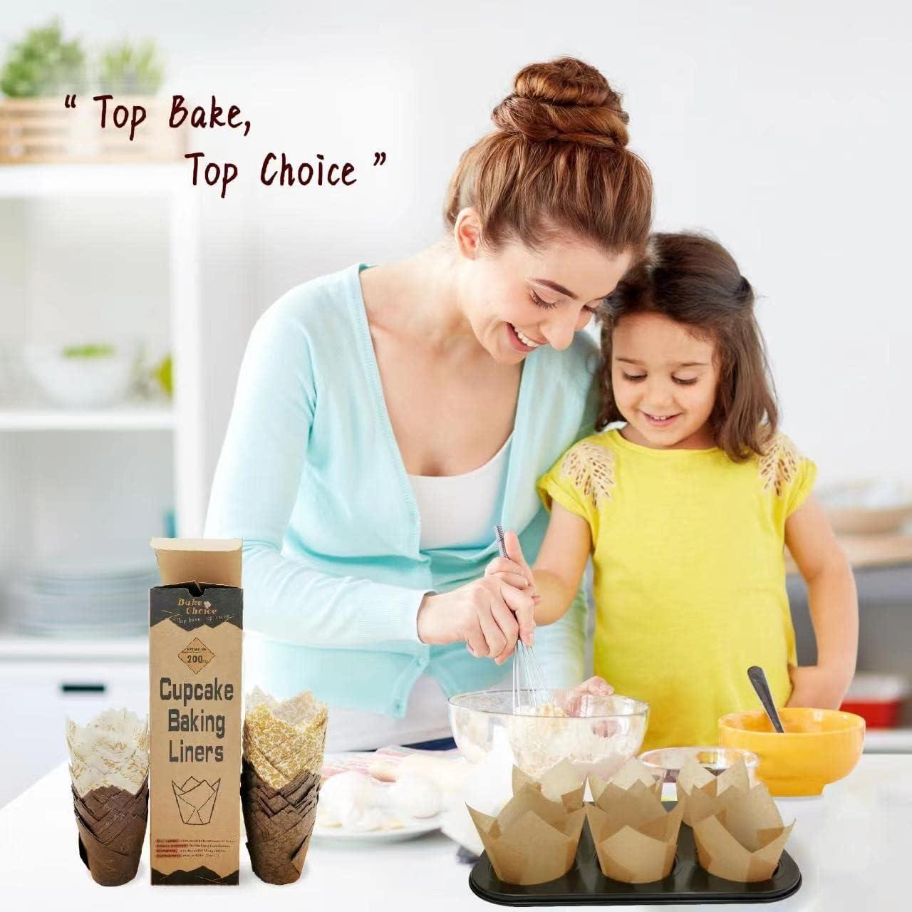 Forros para Cupcakes Tulipán Bake Choice 200 Piezas Estándar