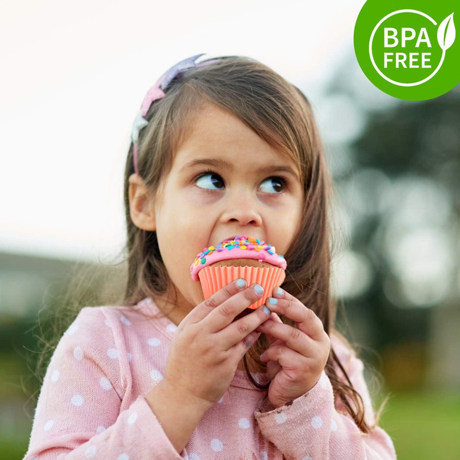 600 Forros de Papel para Cupcakes Hadoife - Colores Vibrantes