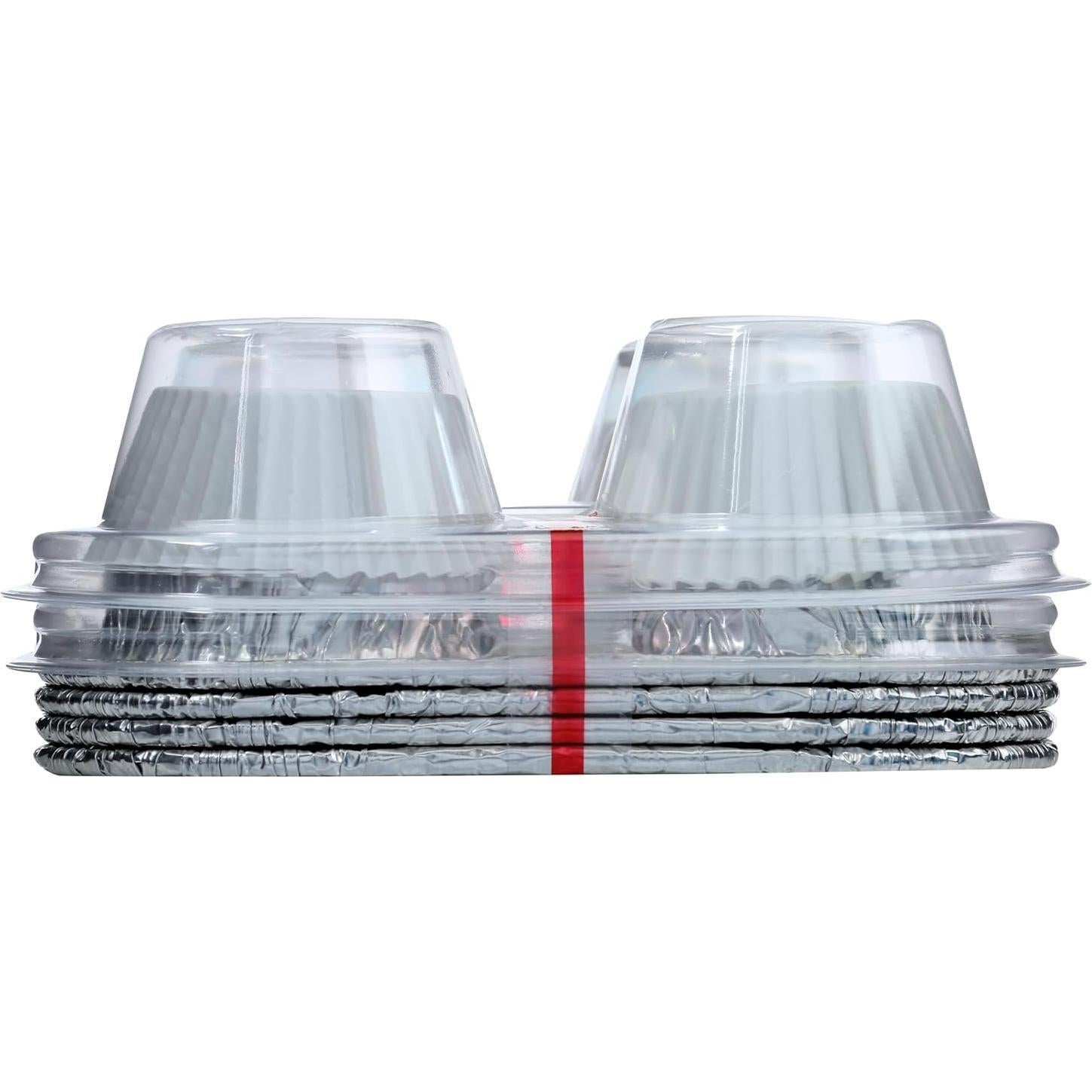 Bandejas para Muffin Handi-Foil con Tapa - 1 Unidad