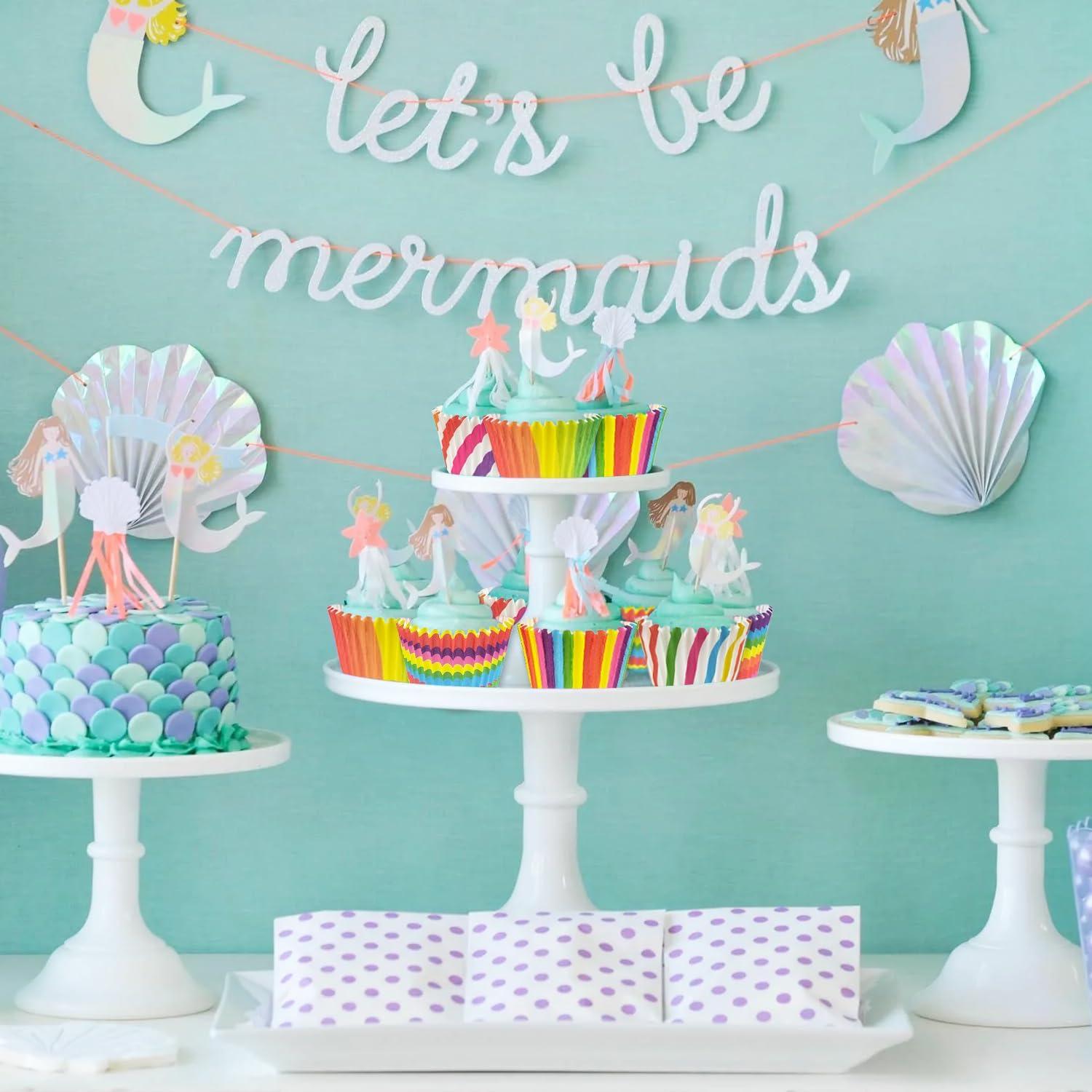 Forros para Muffins ZCCLINN Arcoíris 300 Unidades 5x3 cm