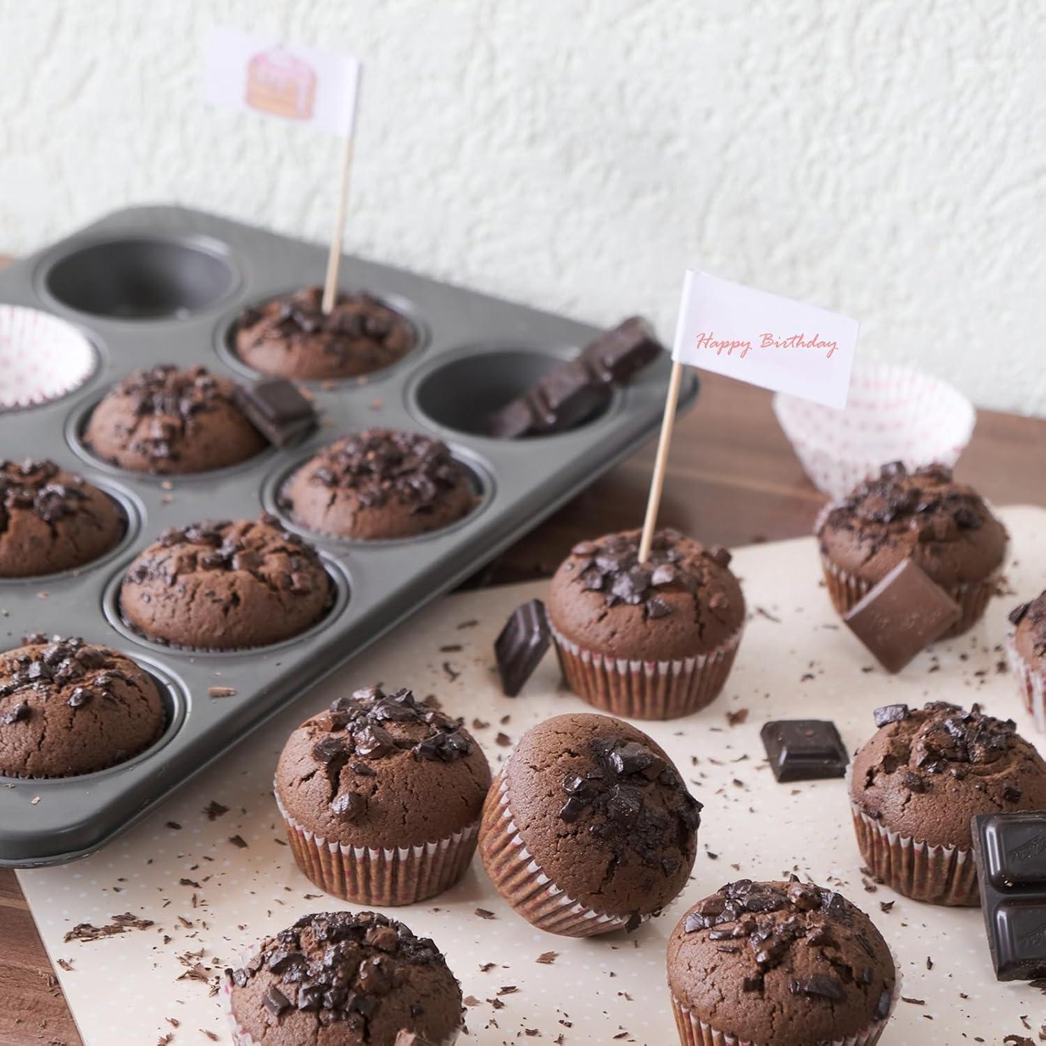 Forros de Cupcake Mini Cokiecan 1000 Pcs Blancos 3.18 cm