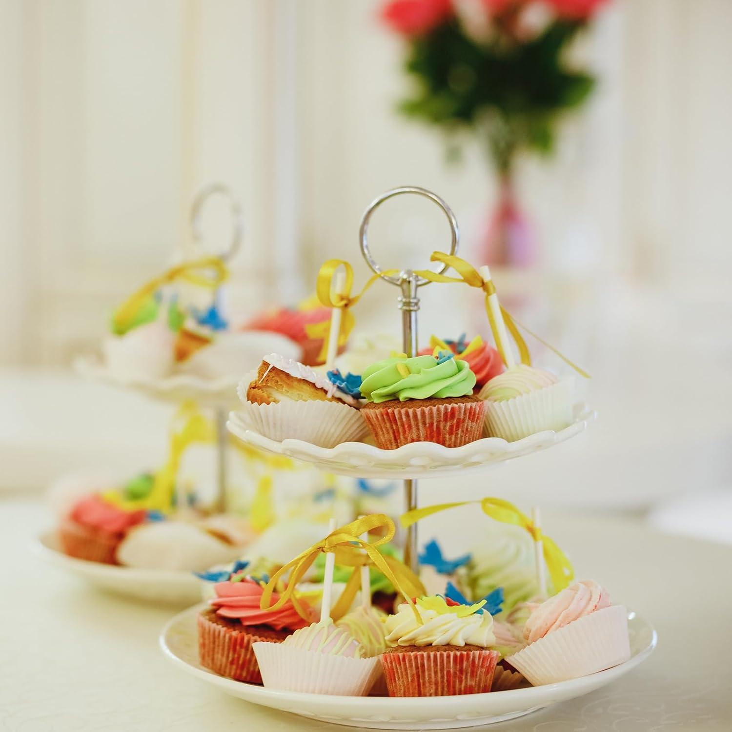 Forros de Cupcake Mini Cokiecan 1000 Pcs Blancos 3.18 cm