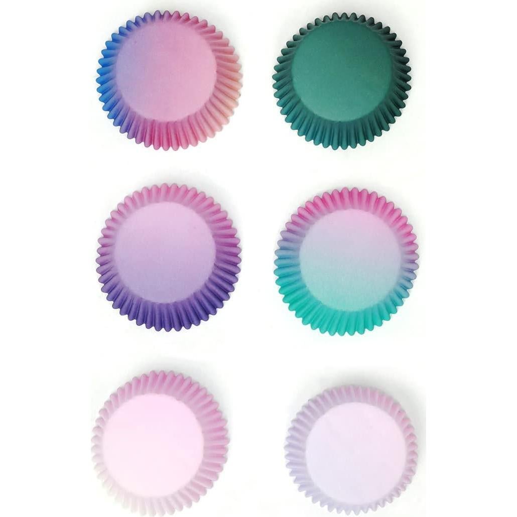 Forros de Cupcake Desechables Qiqee 300 Pcs 6 Diseños Variados