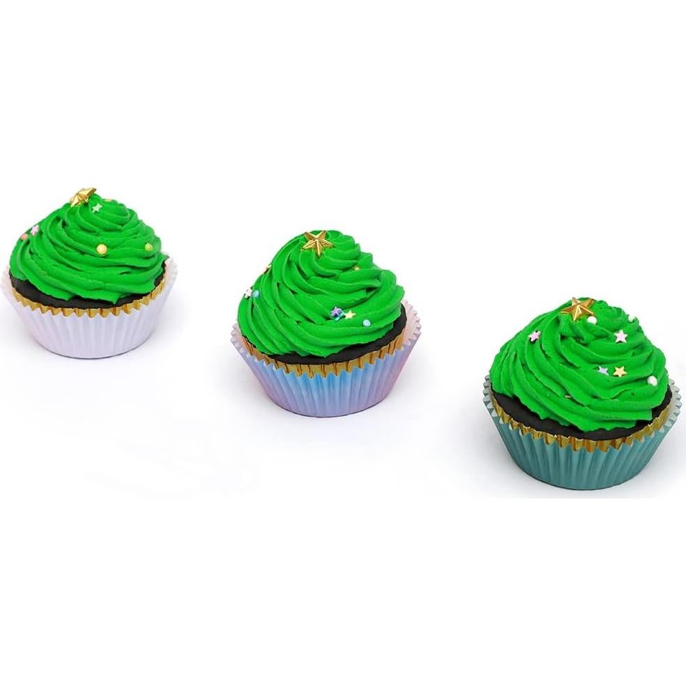 Forros de Cupcake Desechables Qiqee 300 Pcs 6 Diseños Variados