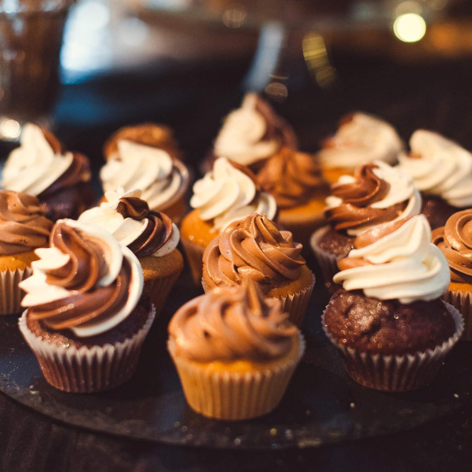 Forros para Cupcakes Warmparty 300 Unidades Blancos