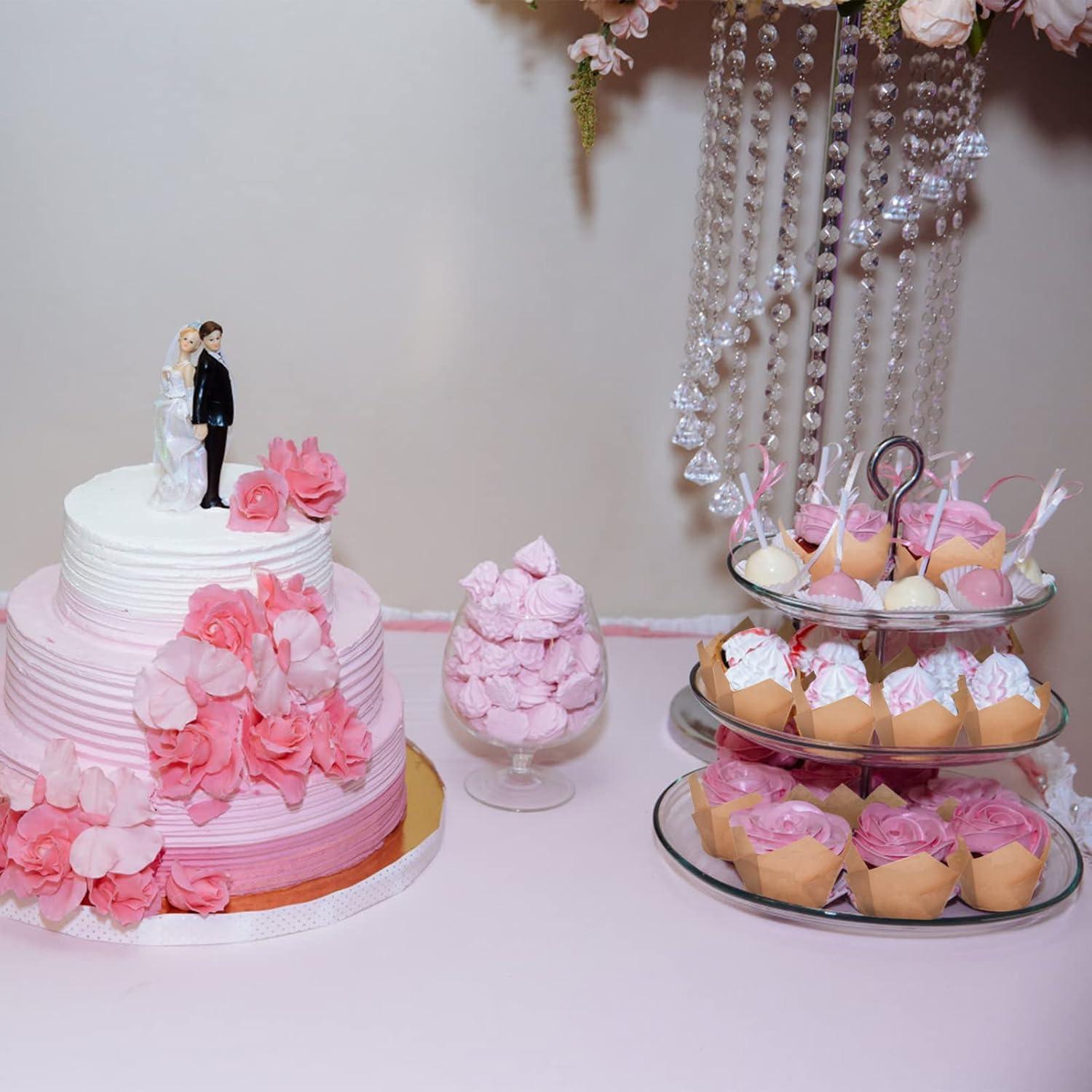 200 Moldes para Cupcakes Tulipán DC QZHMKJ Natural 8 cm