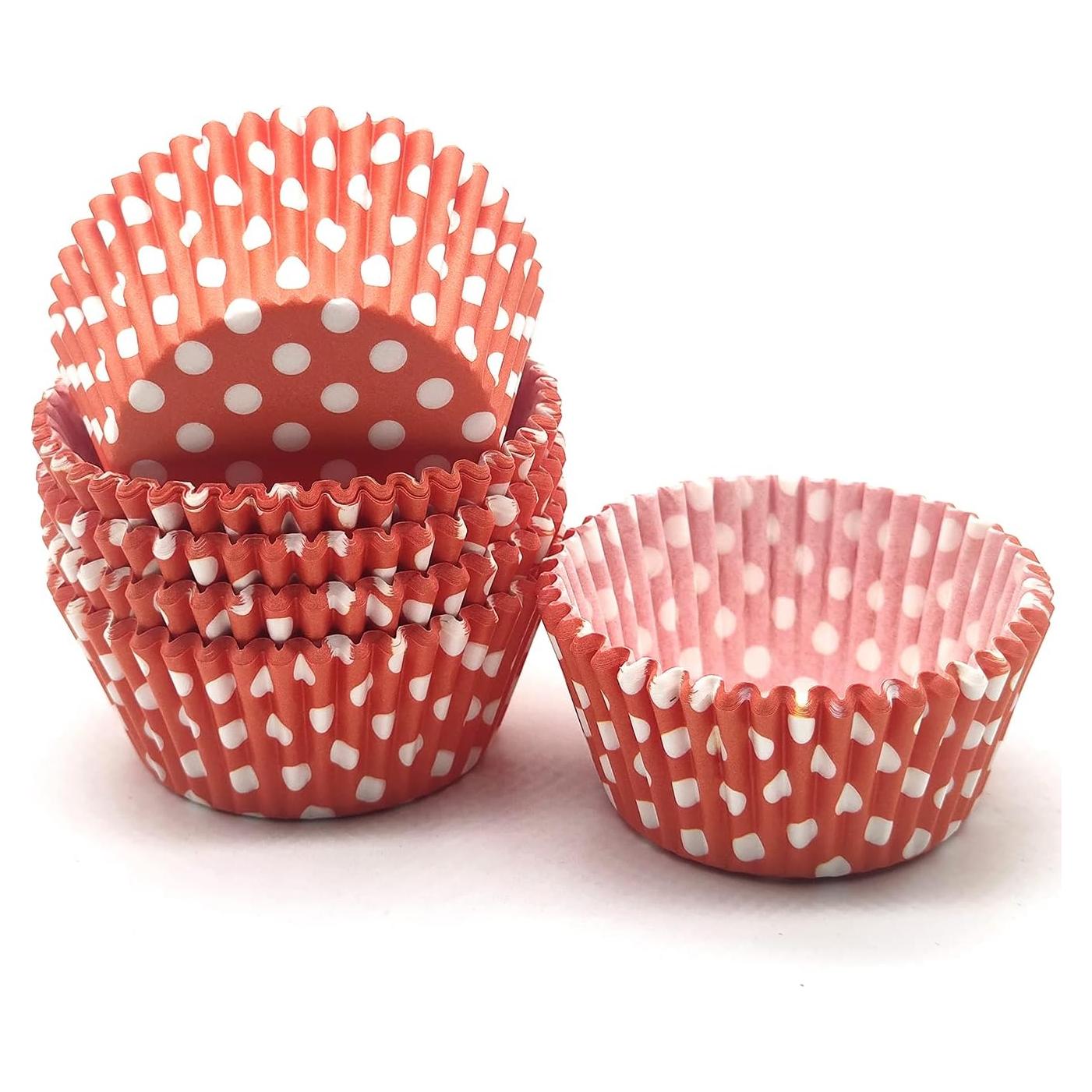 Forros para Cupcakes Bakehope Naranja 150 Unidades 5cm