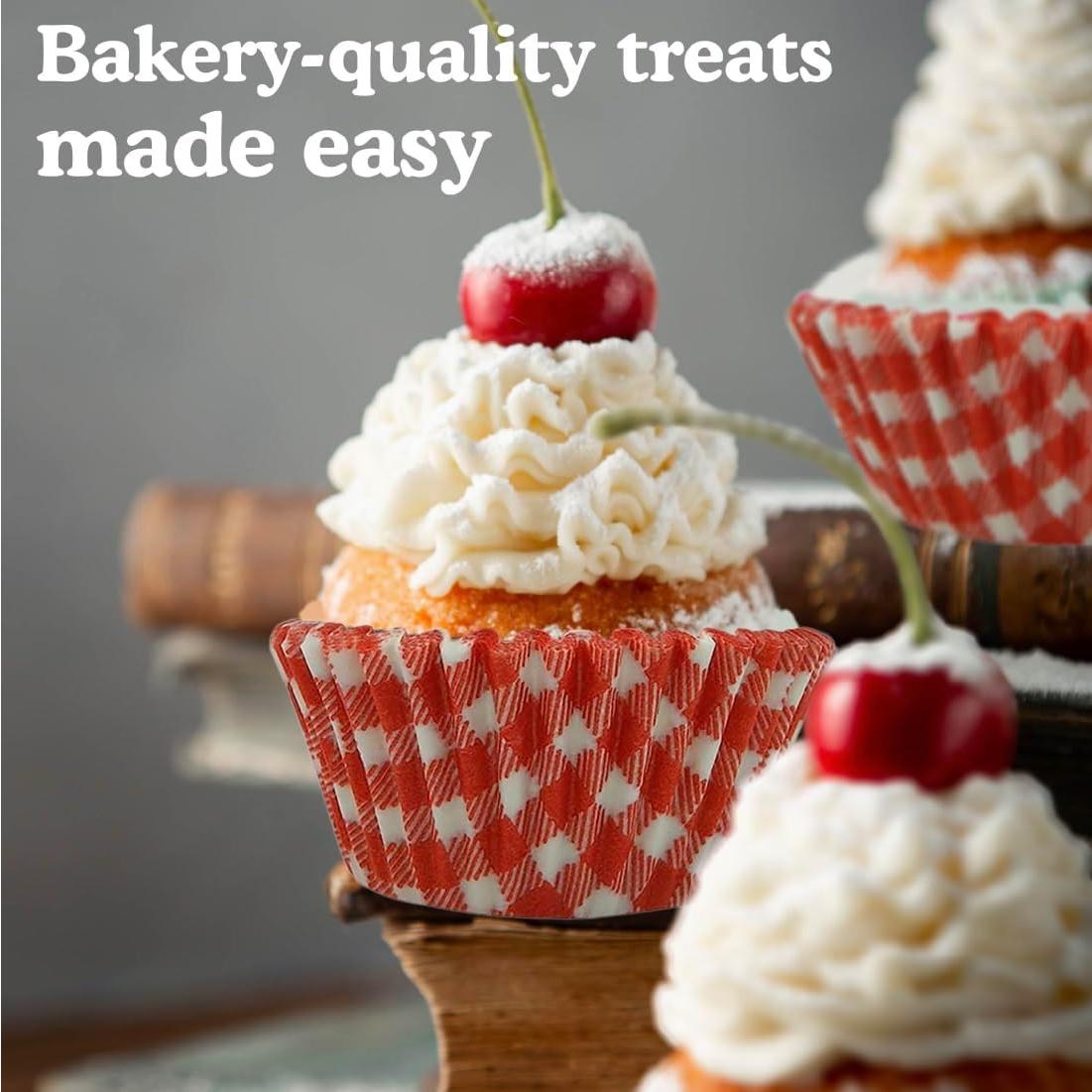 Tazas de Hornear Anti-Grasa Regency Wraps, Paquete de 40