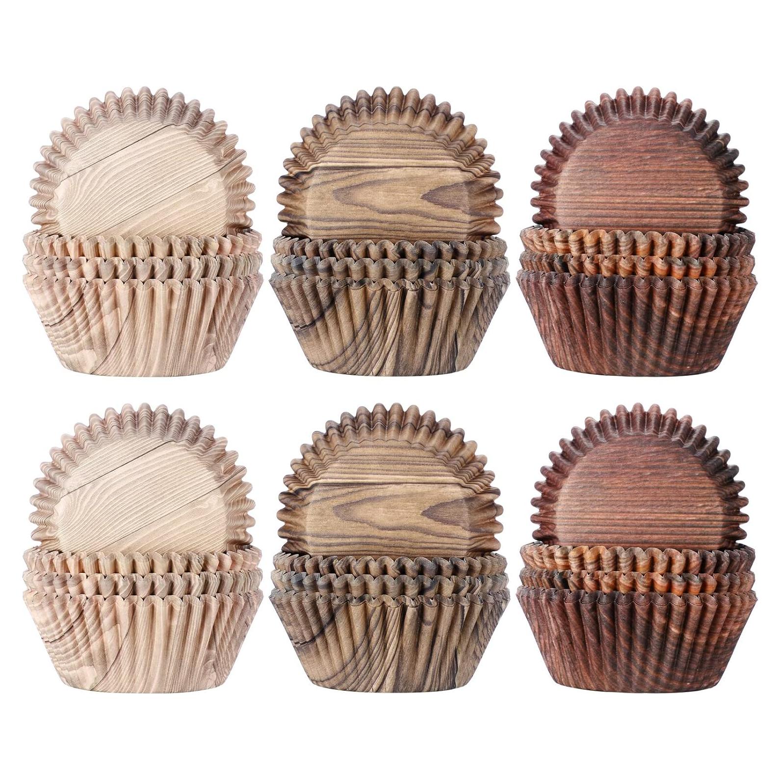 300 Forros para Cupcakes CHENGU Tema Bosque 11 cm Papel