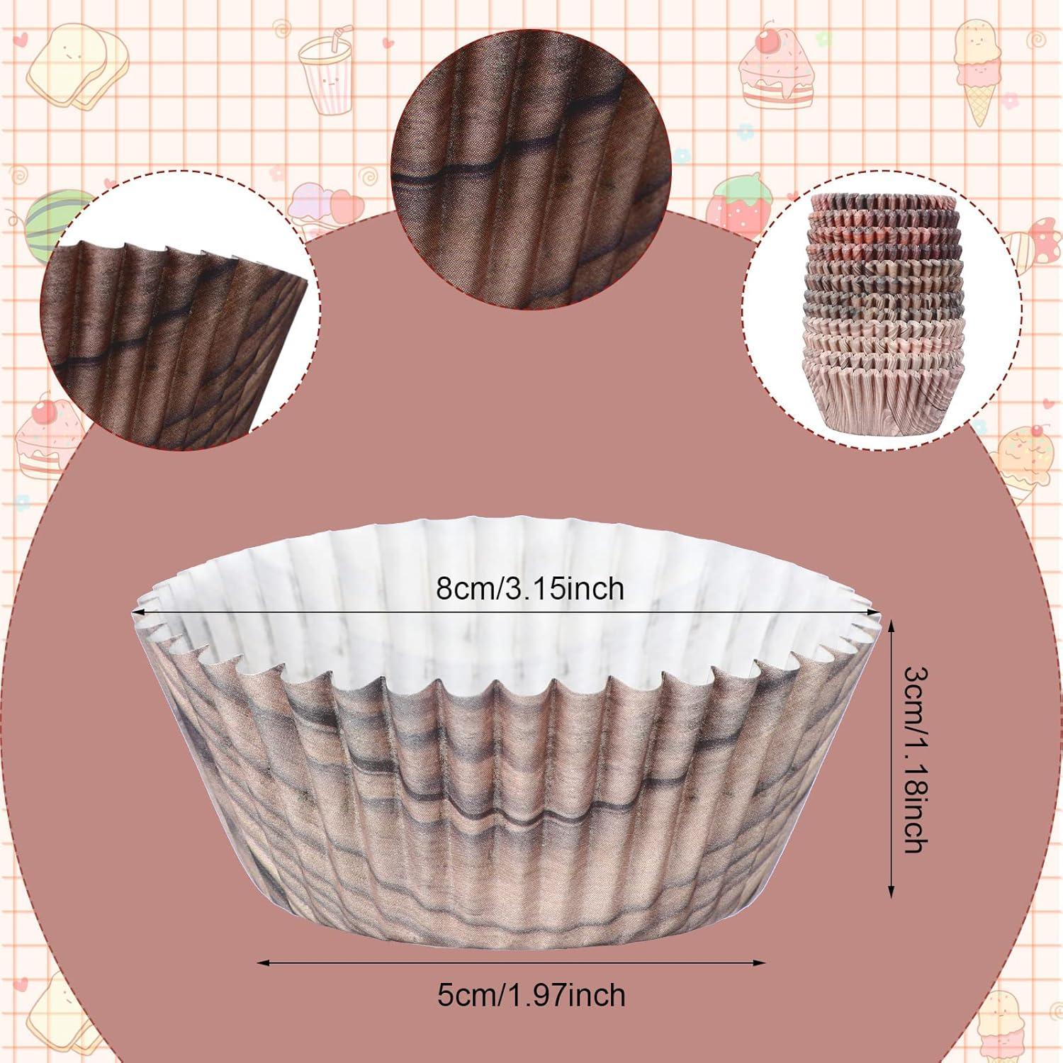 300 Forros para Cupcakes CHENGU Tema Bosque 11 cm Papel